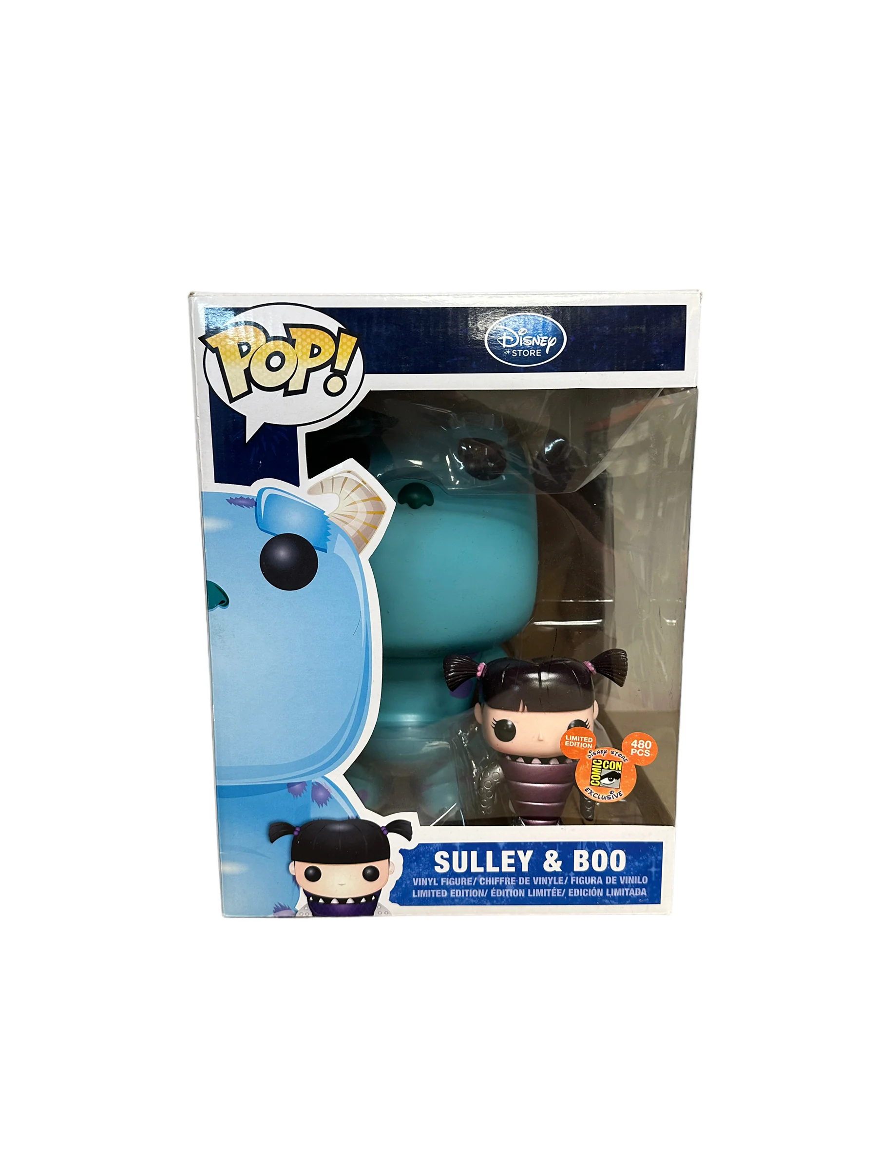 Sulley & Boo (Metallic) 9" Funko Pop! - Disney - SDCC Disney Store 2012 Exclusive LE480 Pcs - Condition 8/10 - Image 2