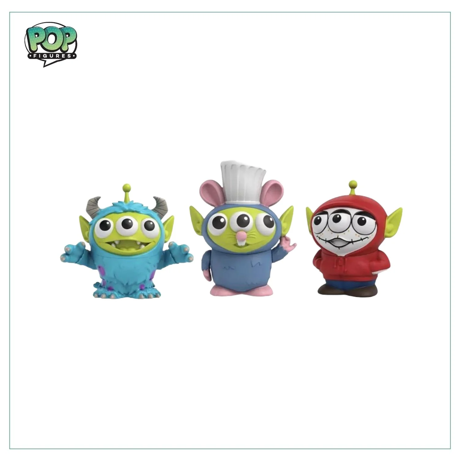 Sulley, Miguel, Remy 3 Pack Figures! Disney Alien Remix - Image 2