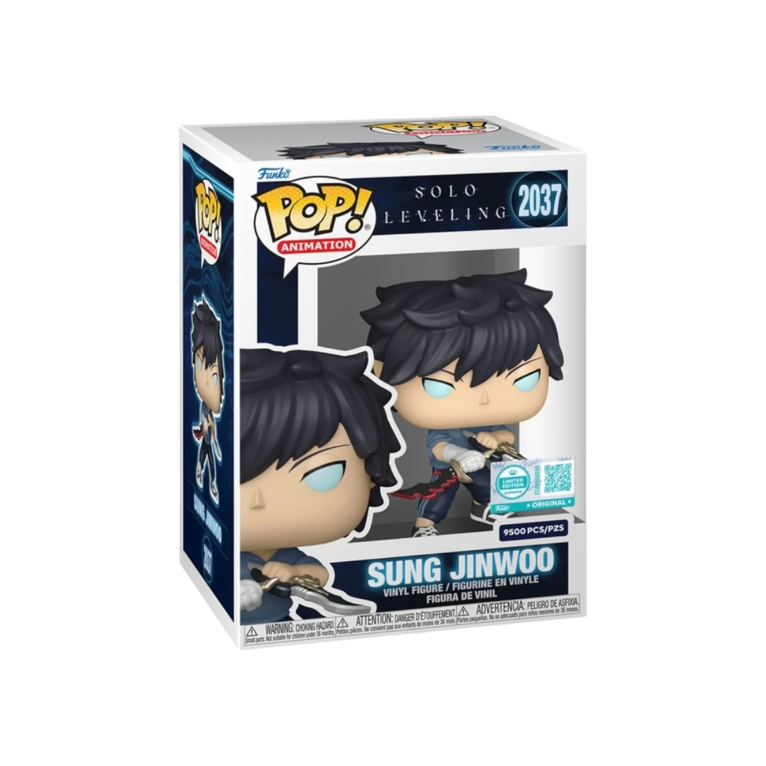 Sung Jinwoo #2037 Funko Pop! - Solo Leveling - Funko Supreme Exclusive LE9500 Pcs
