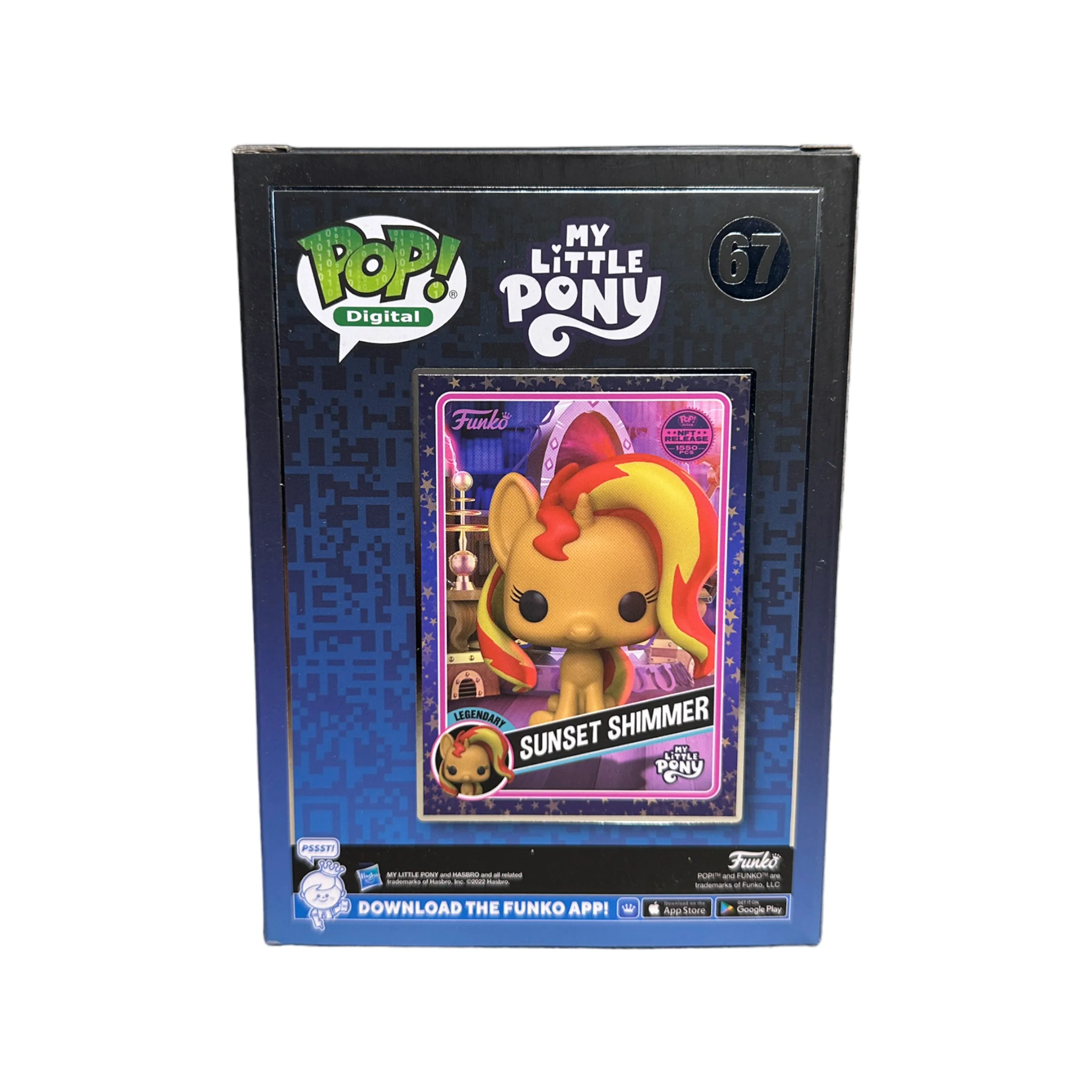 Sunset Shimmer #67 Funko Pop! - My Little Pony - NFT Release Exclusive LE1550 Pcs - Condition 9.5/10 - Image 3