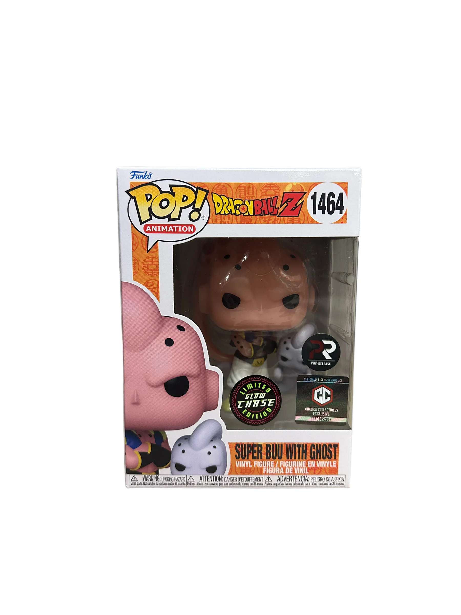 Super Buu with Ghost #1464 (Glow Chase) Funko Pop! - Dragon Ball Z - Chalice Collectibles Pre-Release Exclusive - Condition 9.5/10 - Image 2