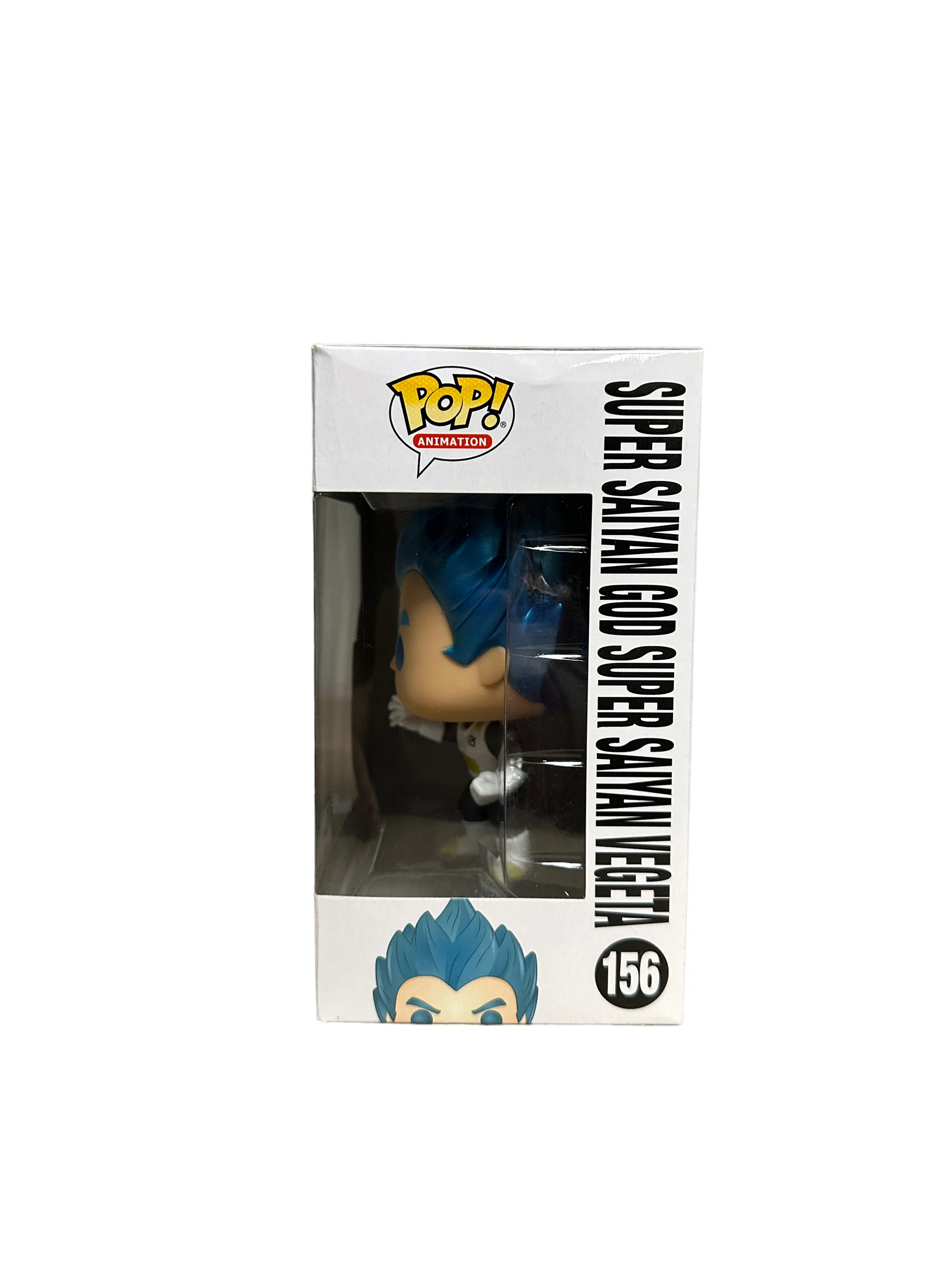 Super Saiyan God Super Saiyan Vegeta #156 (Metallic) Funko Pop! - Dragon Ball Resurrection 'F' - GameStop Exclusive - Condition 7.5/10 - Image 3