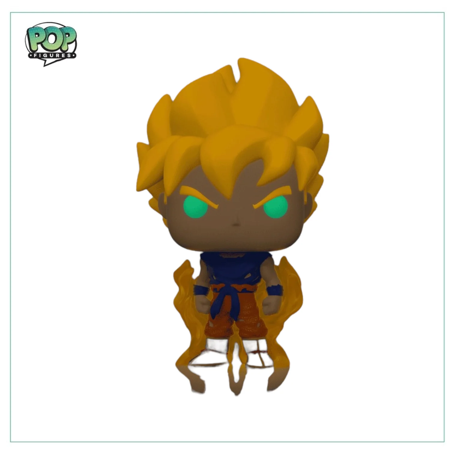 Super Saiyan Goku (First Appearance #860 (Glows in the dark) Funko Pop! - Dragon Ball Z - Only at Go! - Condition 9/10 - Image 2