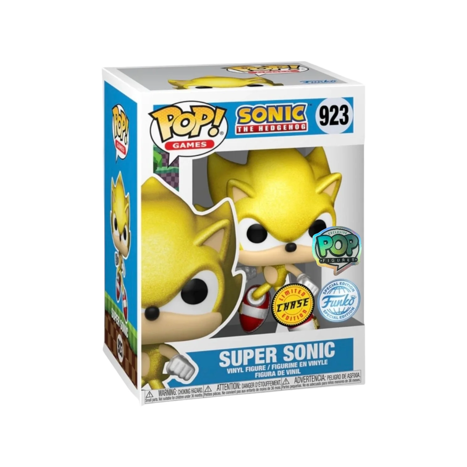 Super Sonic #923 Common & Chase Funko Pop Bundle! - Sonic The Hedgehog - Pop Figures Exclusive - Image 4