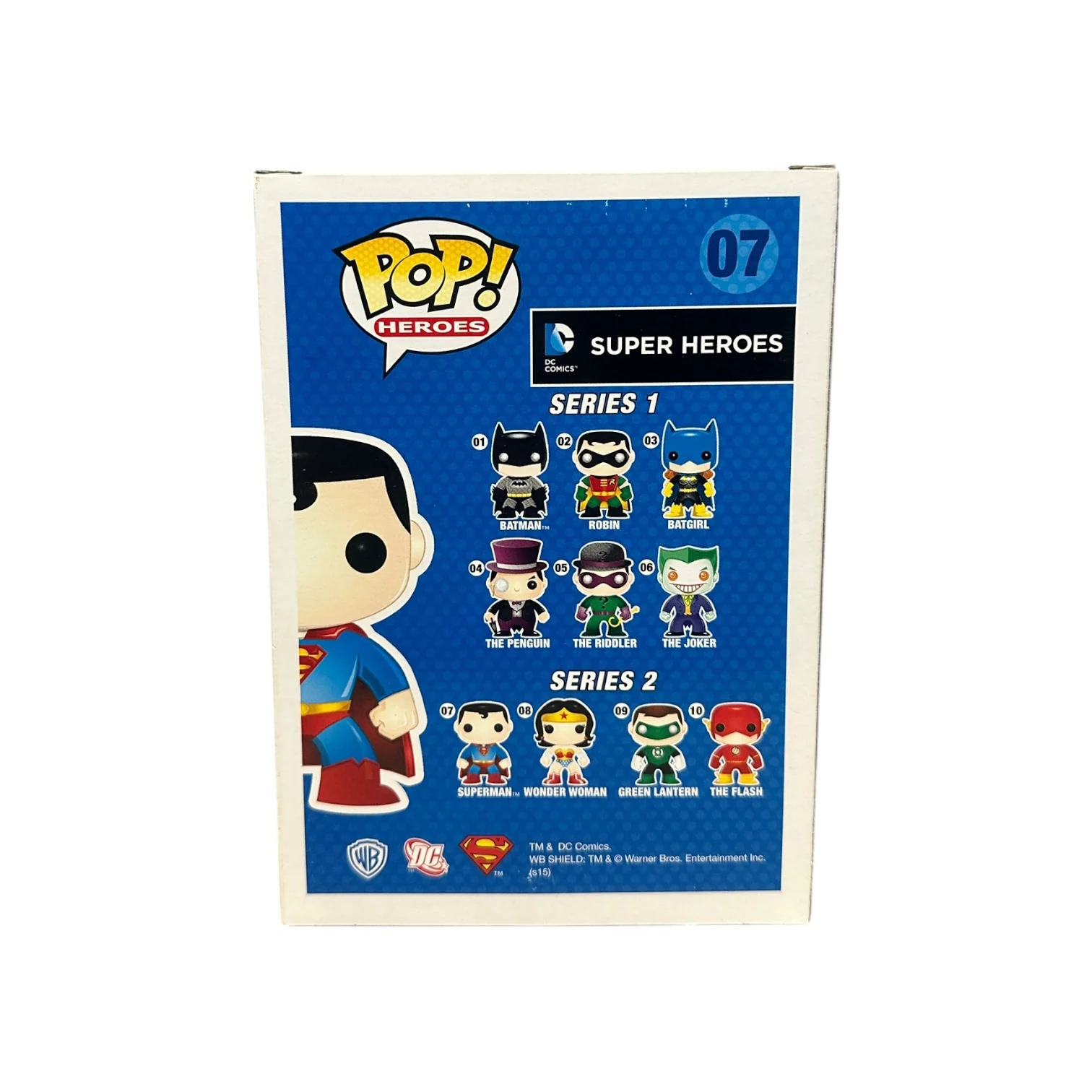 Superman #07 (Silver) Funko Pop! - DC Super Heroes - Hot Topic Employees Exclusive LE144 Pcs - Condition 7.5/10 - Image 3