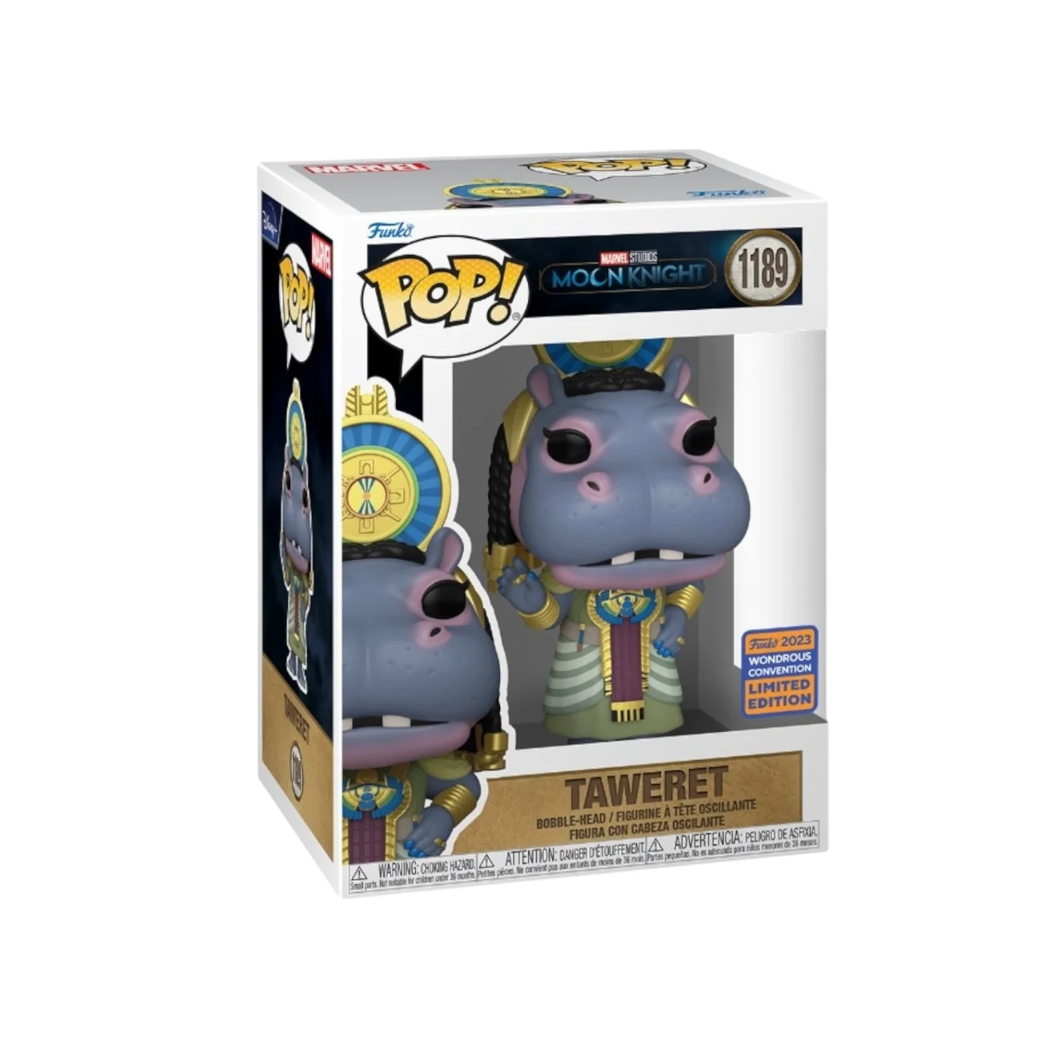 Taweret #1189 Funko Pop! - Moon Knight - 2023 Shared Official Wondrous Convention
