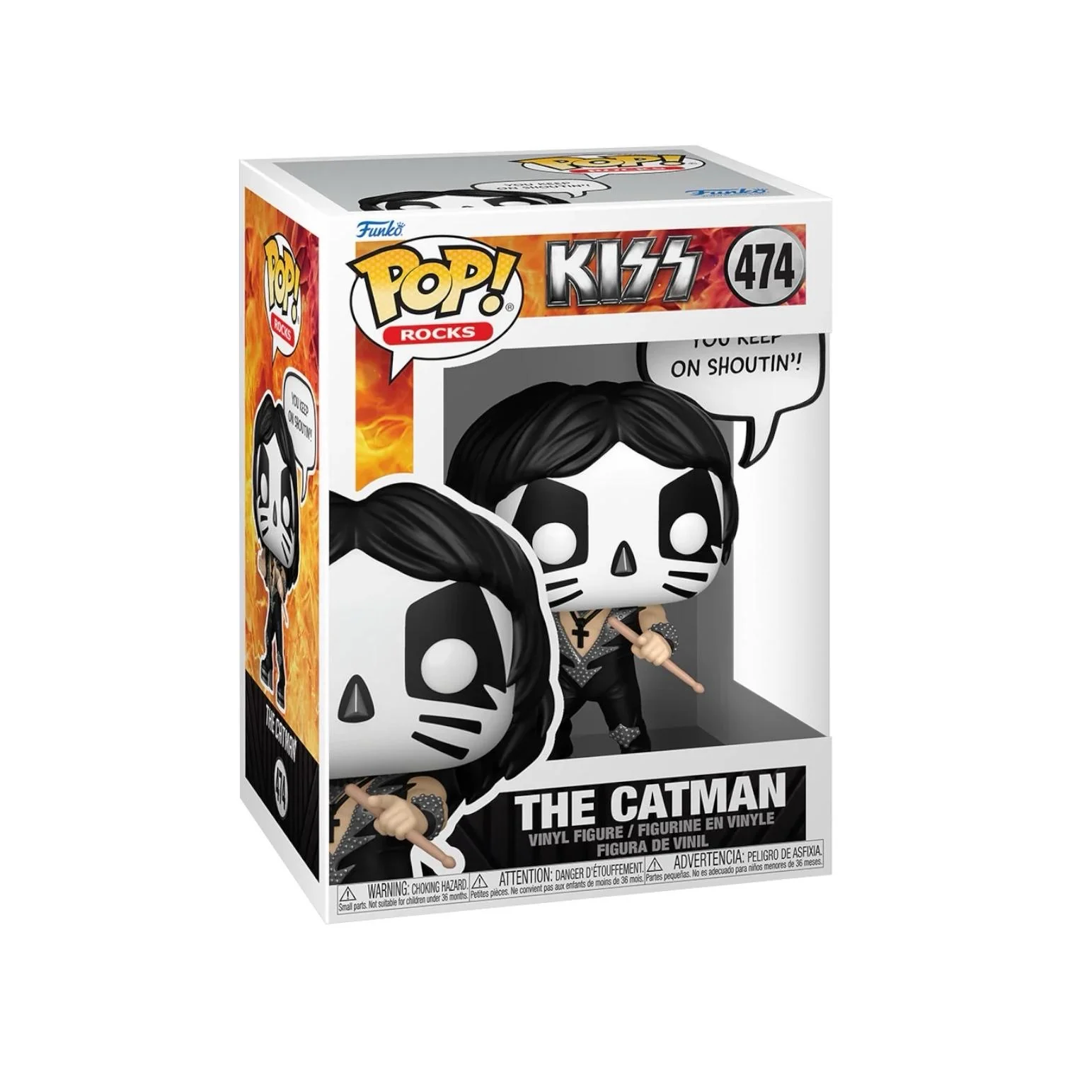 The Catman #474 Funko Pop Sayings - Kiss: Rock and Roll All Night