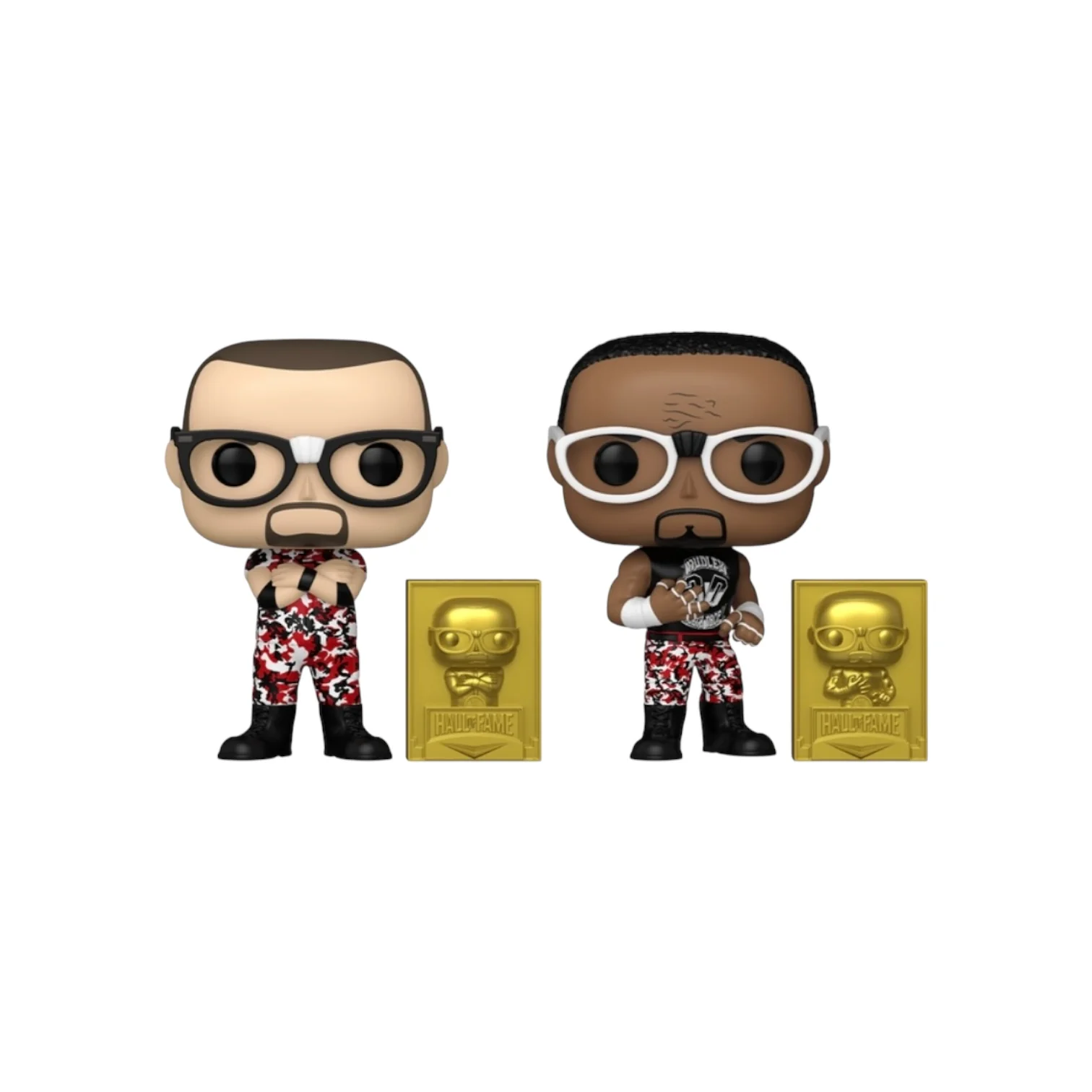 The Dudley Boyz: Bubba Ray & D-Von 2 Pack Funko Pop! - WWE: Hall of Fame - Fanatics Exclusive - Image 2