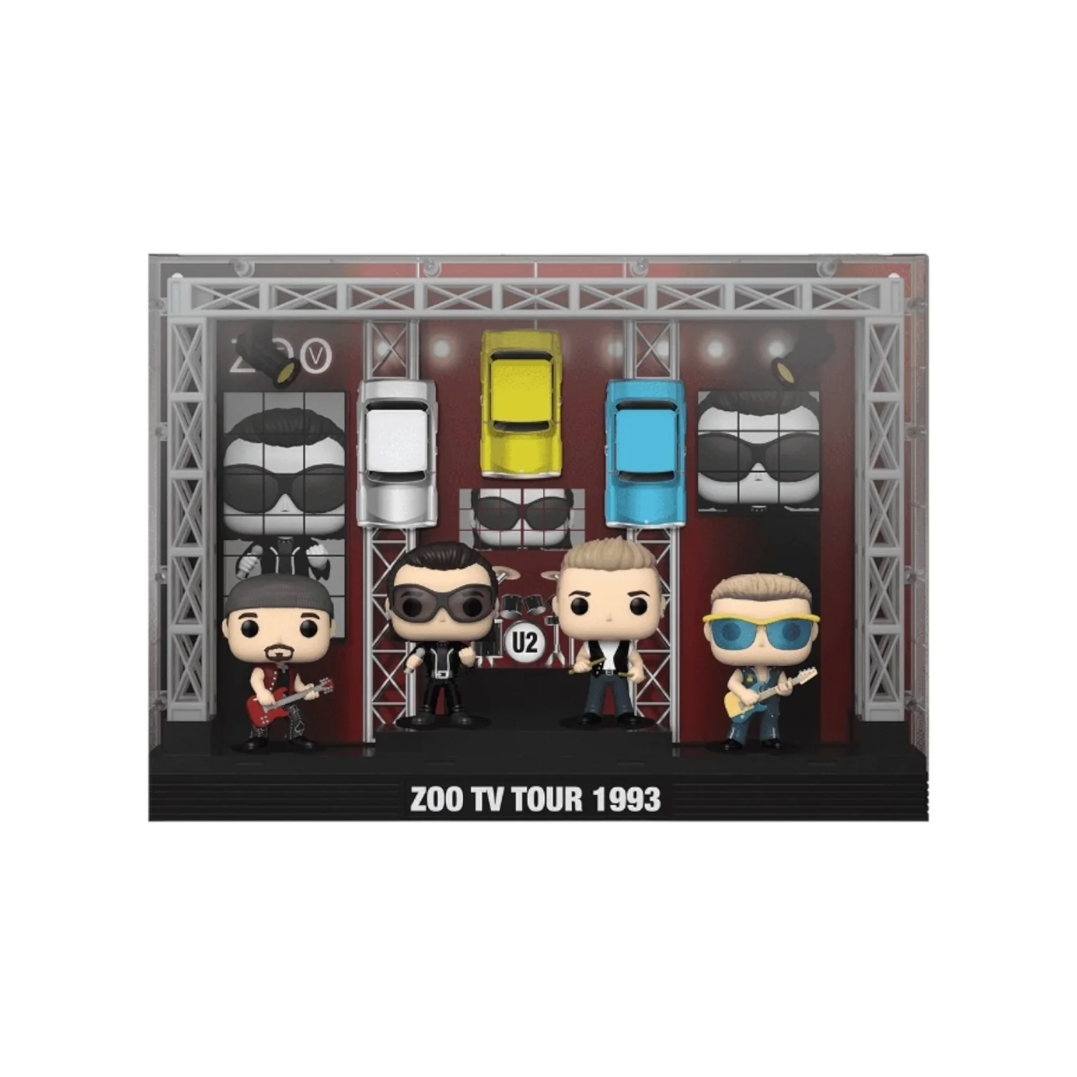 The Edge / Bono / Larry Mullen Jr. / Adam Clayton #05 Funko Moment Pop - U2 Zoo Tour 1993 - Image 2