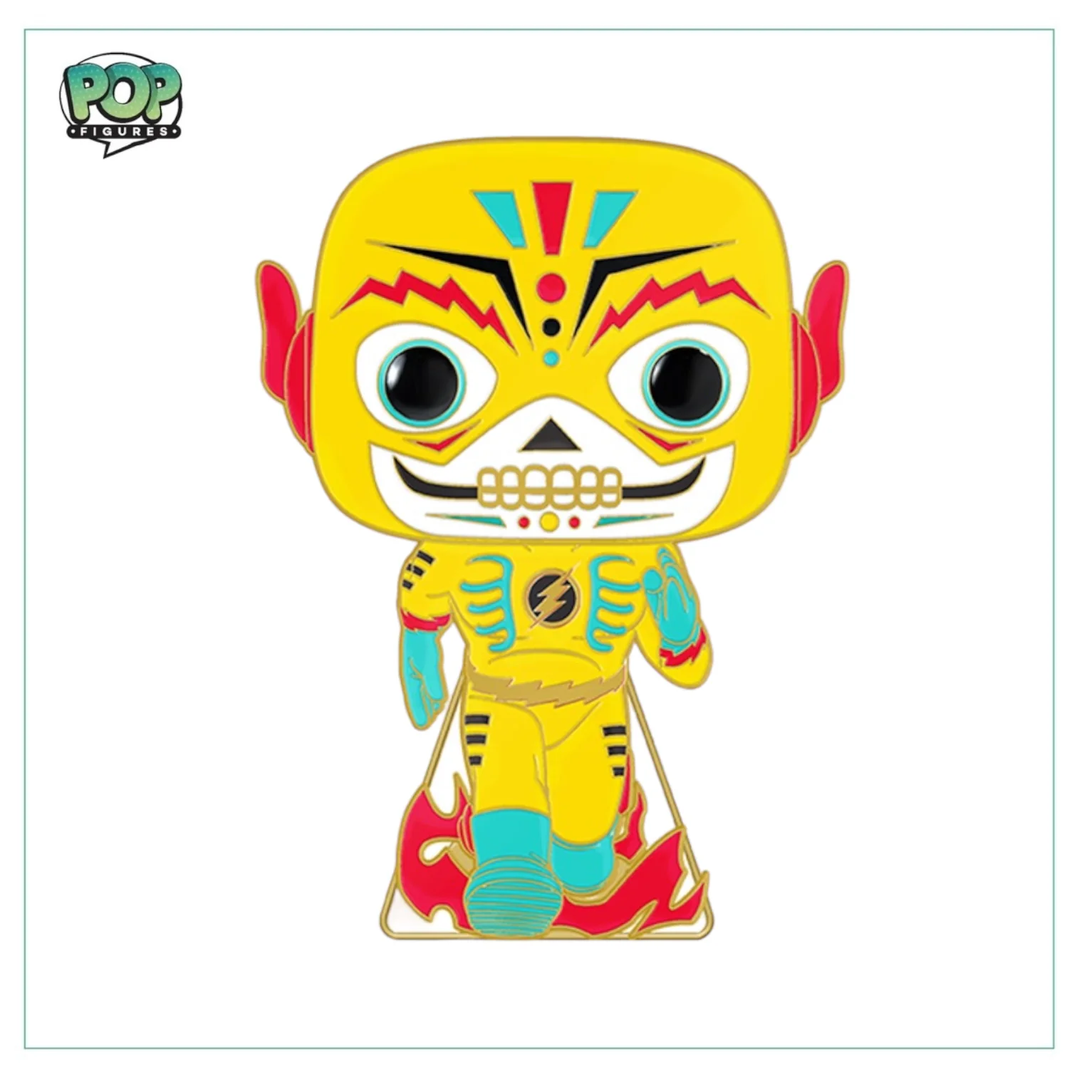 The Flash #26 Enamel Pop! Pin - DC Super Heroes - Glows in the Dark - Chance of Chase - Image 4
