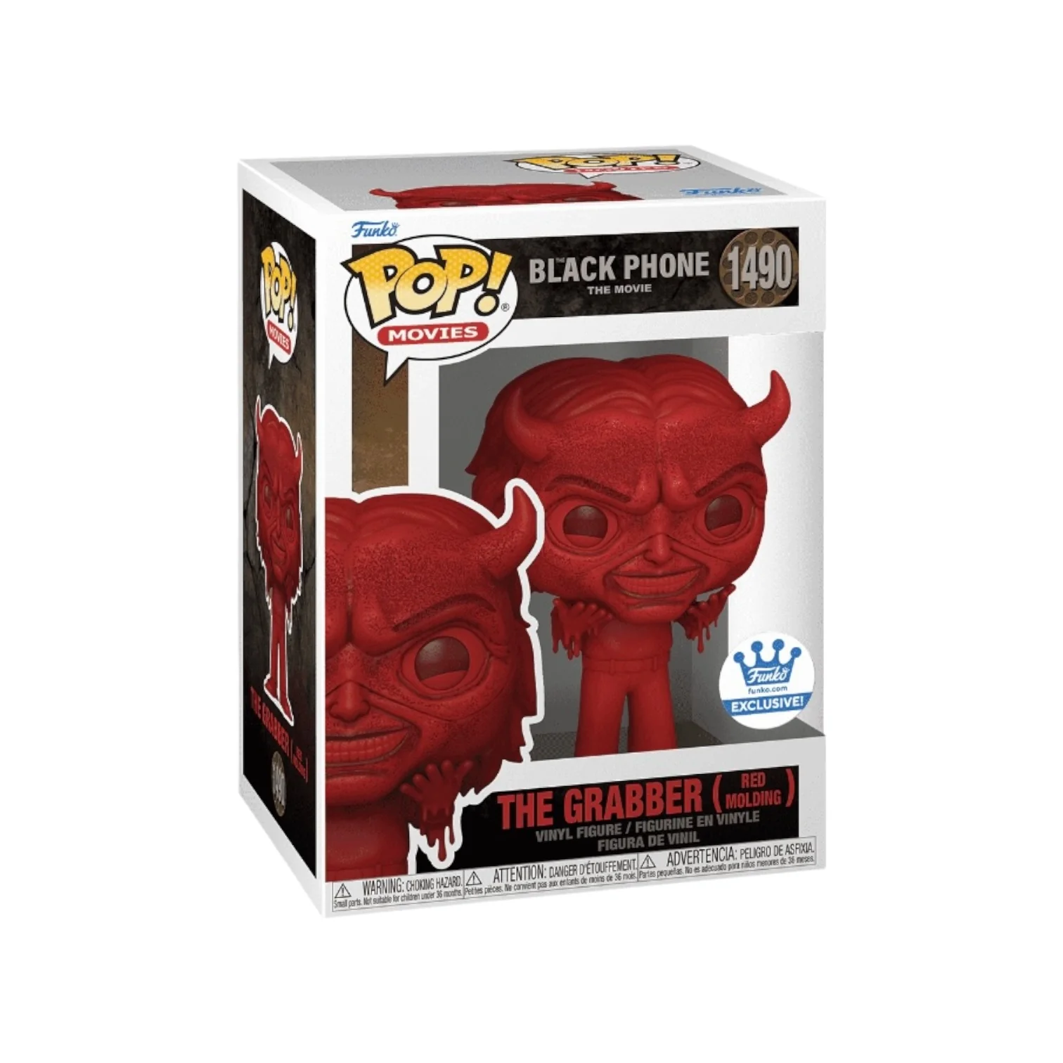 The Grabber (Red Molding) #1490 Funko Pop! - The Black Phone - Funko Shop Exclusive