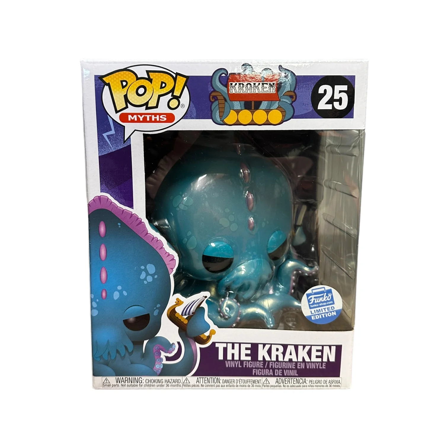 The Kraken #25 6" Funko Pop! - Myths - Funko Shop Exclusive - Condition 8.75/10