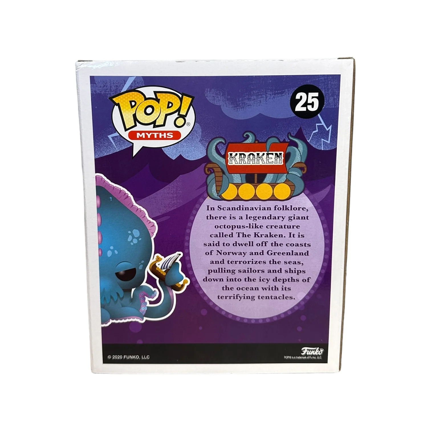 The Kraken #25 6" Funko Pop! - Myths - Funko Shop Exclusive - Condition 8.75/10 - Image 3