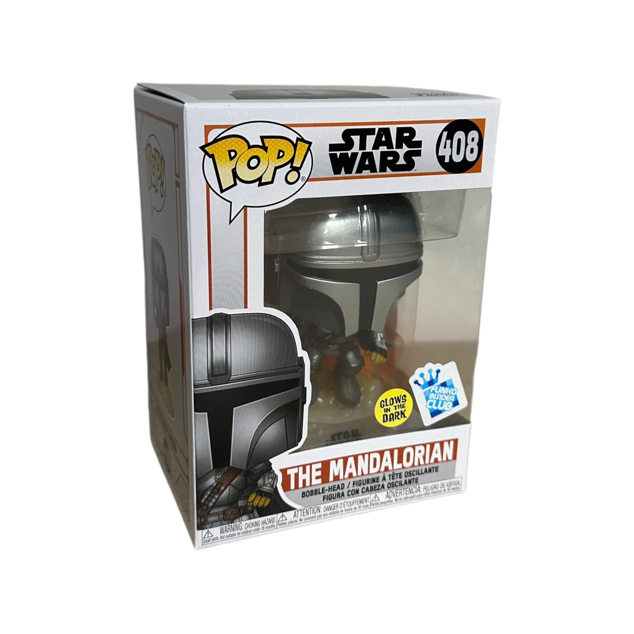 The Mandalorian #408 (Glows in the Dark) Funko Pop! - Star Wars: The Mandalorian - Funko Insider Club Exclusive