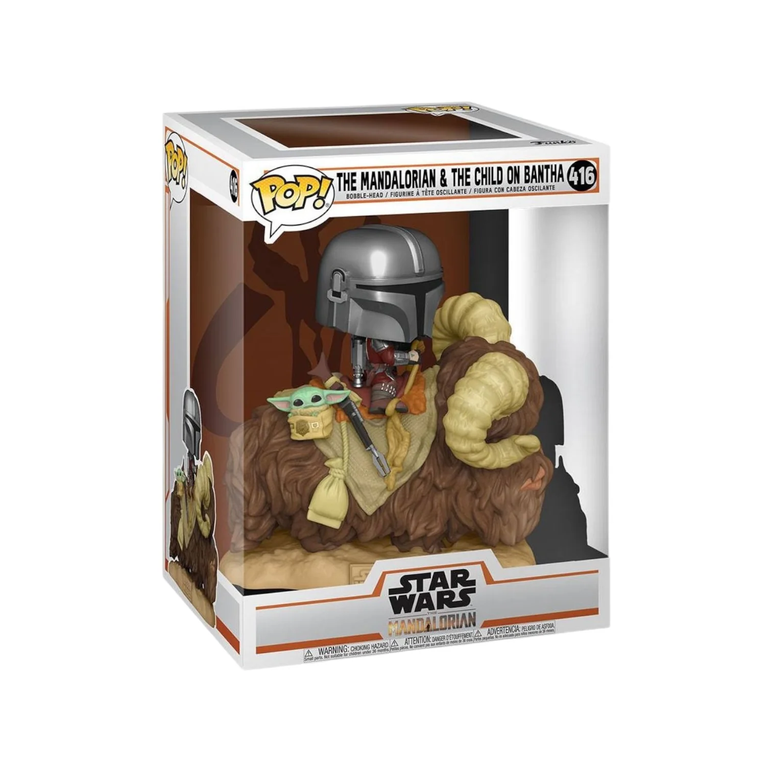 The Mandalorian & The Child on Bantha #416 Funko Pop! - Star Wars: The Mandalorian