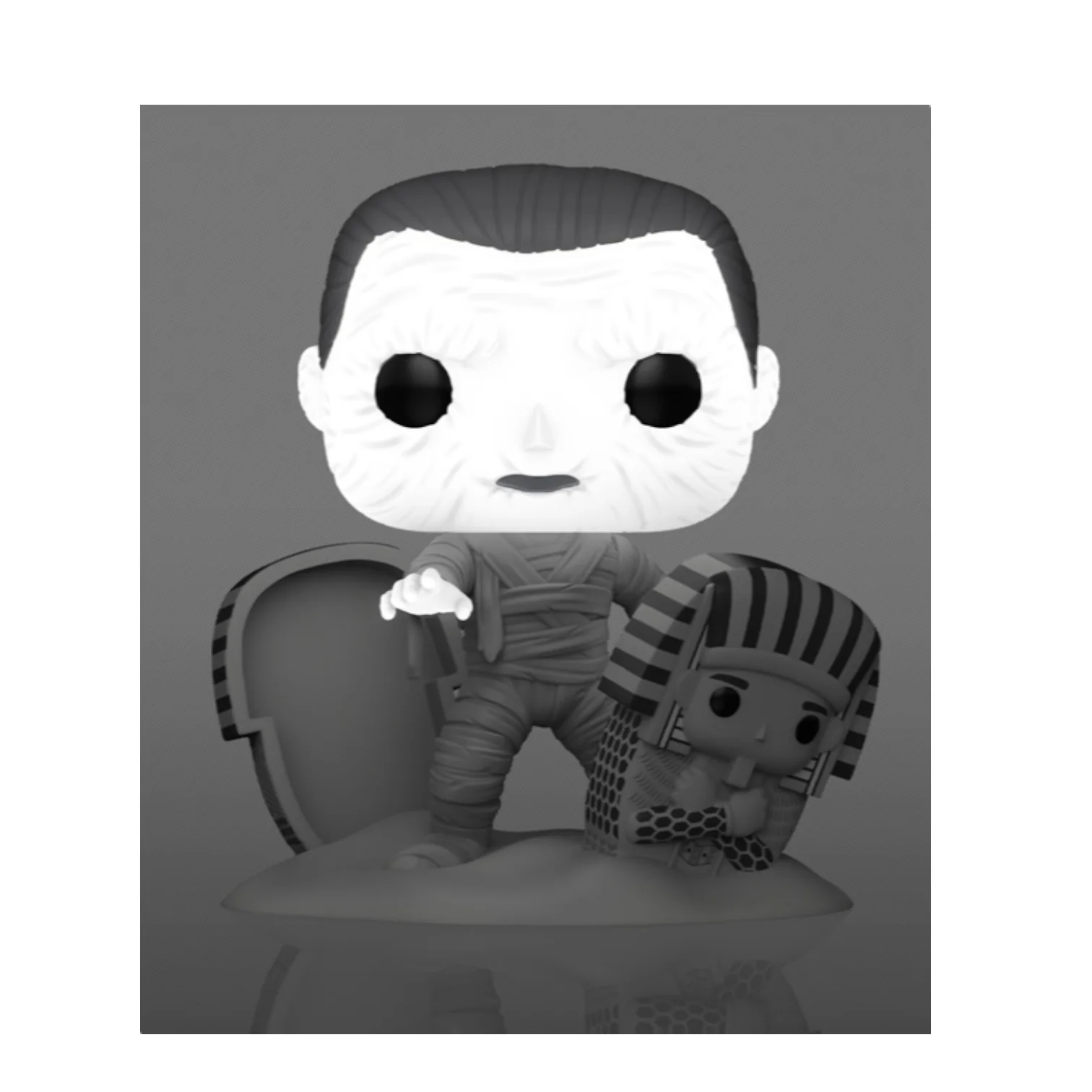 The Mummy #324 (Glows in the Dark) Funko Pop! - Universal Monsters - NFT Release Exclusive LE1600 Pcs - Image 2