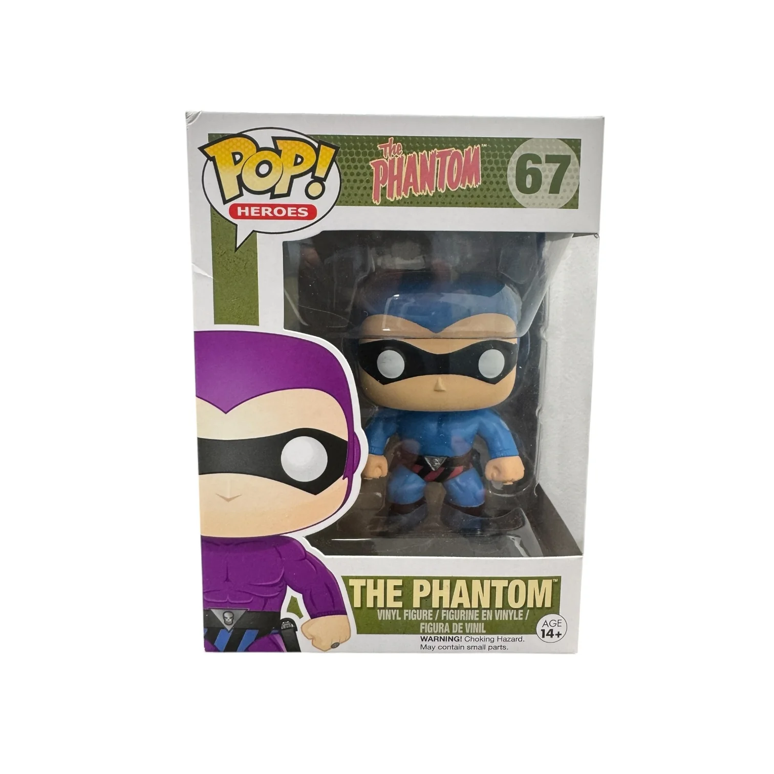 The Phantom (Blue) #67 Funko Pop! - The Phantom - Condition 7.5/10
