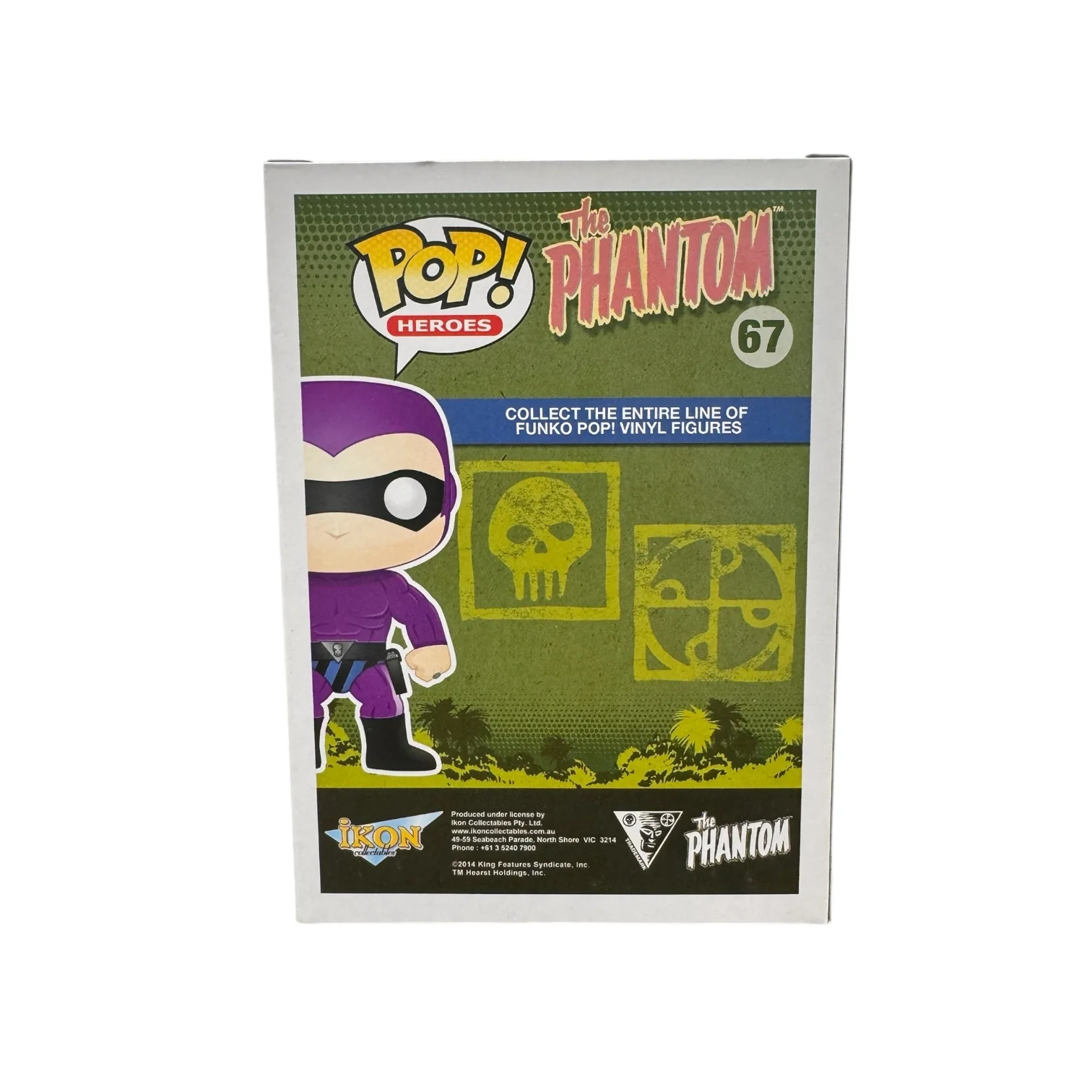 The Phantom (Blue) #67 Funko Pop! - The Phantom - Condition 7.5/10 - Image 3