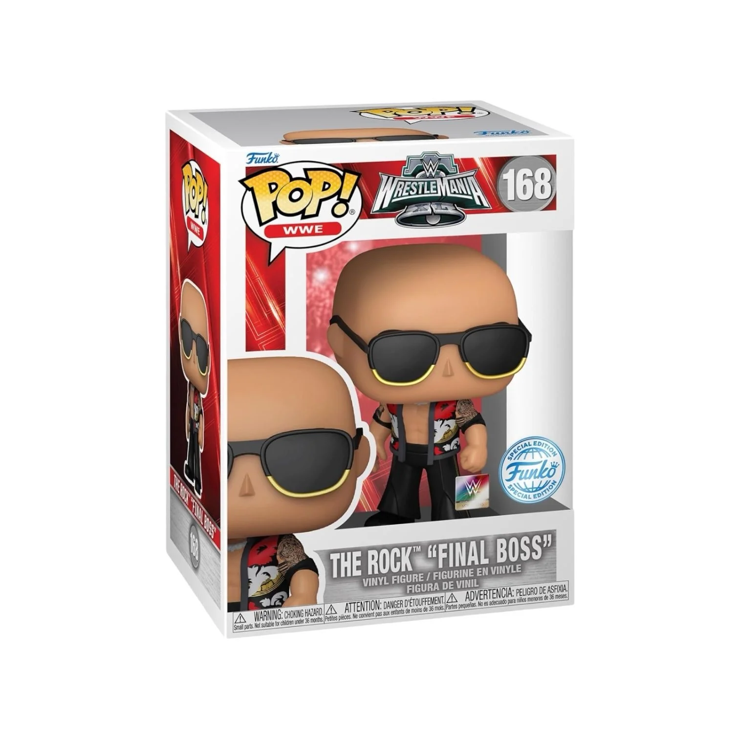 The Rock "Final Boss" #168 Funko Pop - WWE - Special Edition