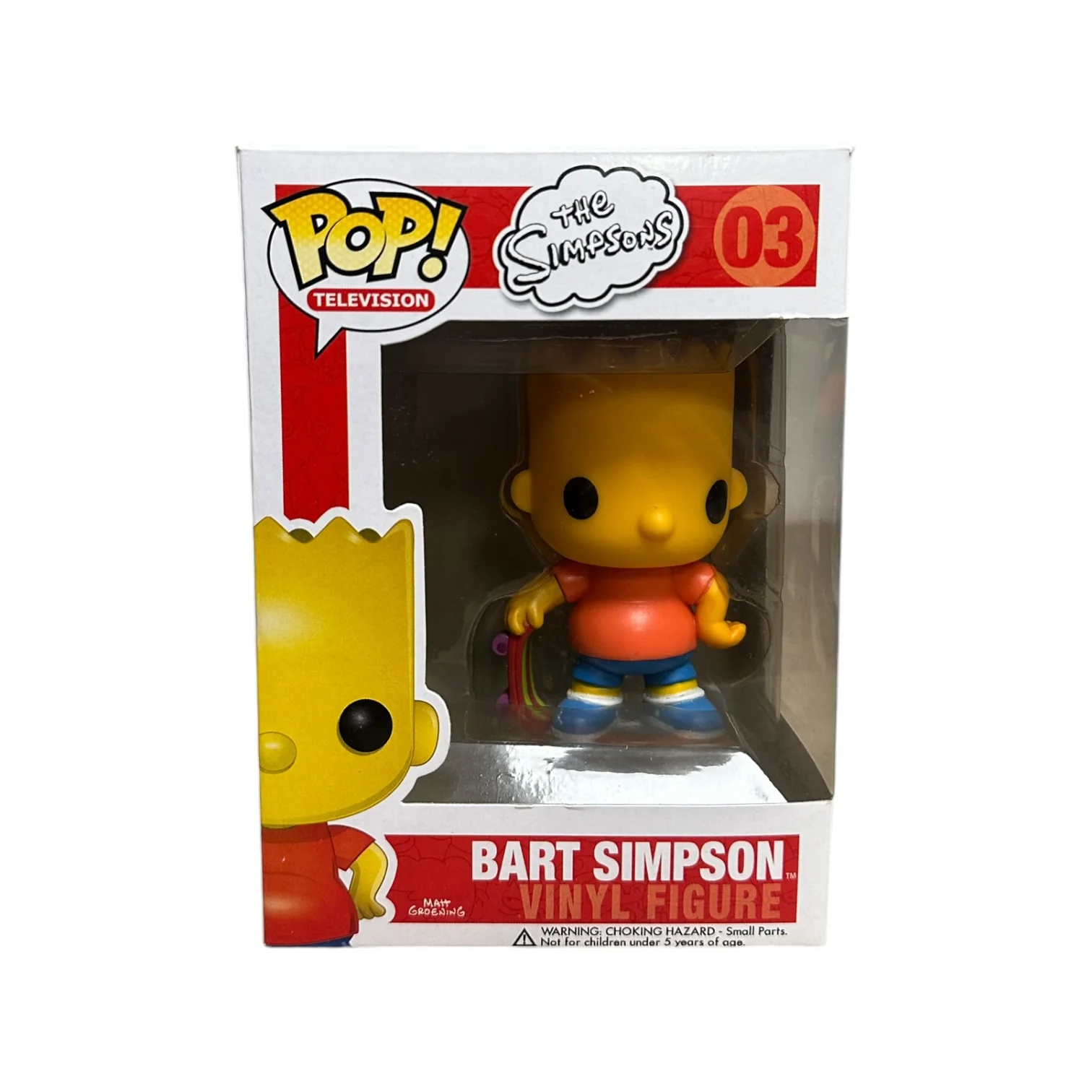 The Simpsons Original Funko Pop Set! - Homer #01, Marge #02, Bart #03, Krusty The Clown #04 - 2011 Pop! - Condition 8-8.5/10 - Image 14