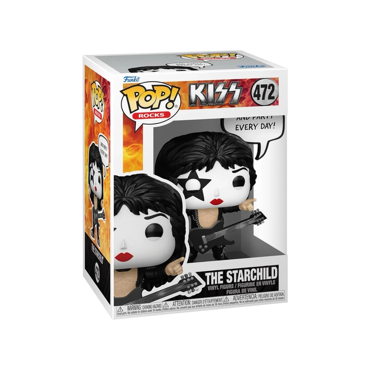 The Starchild #472 Funko Pop Sayings - Kiss: Rock and Roll All Night