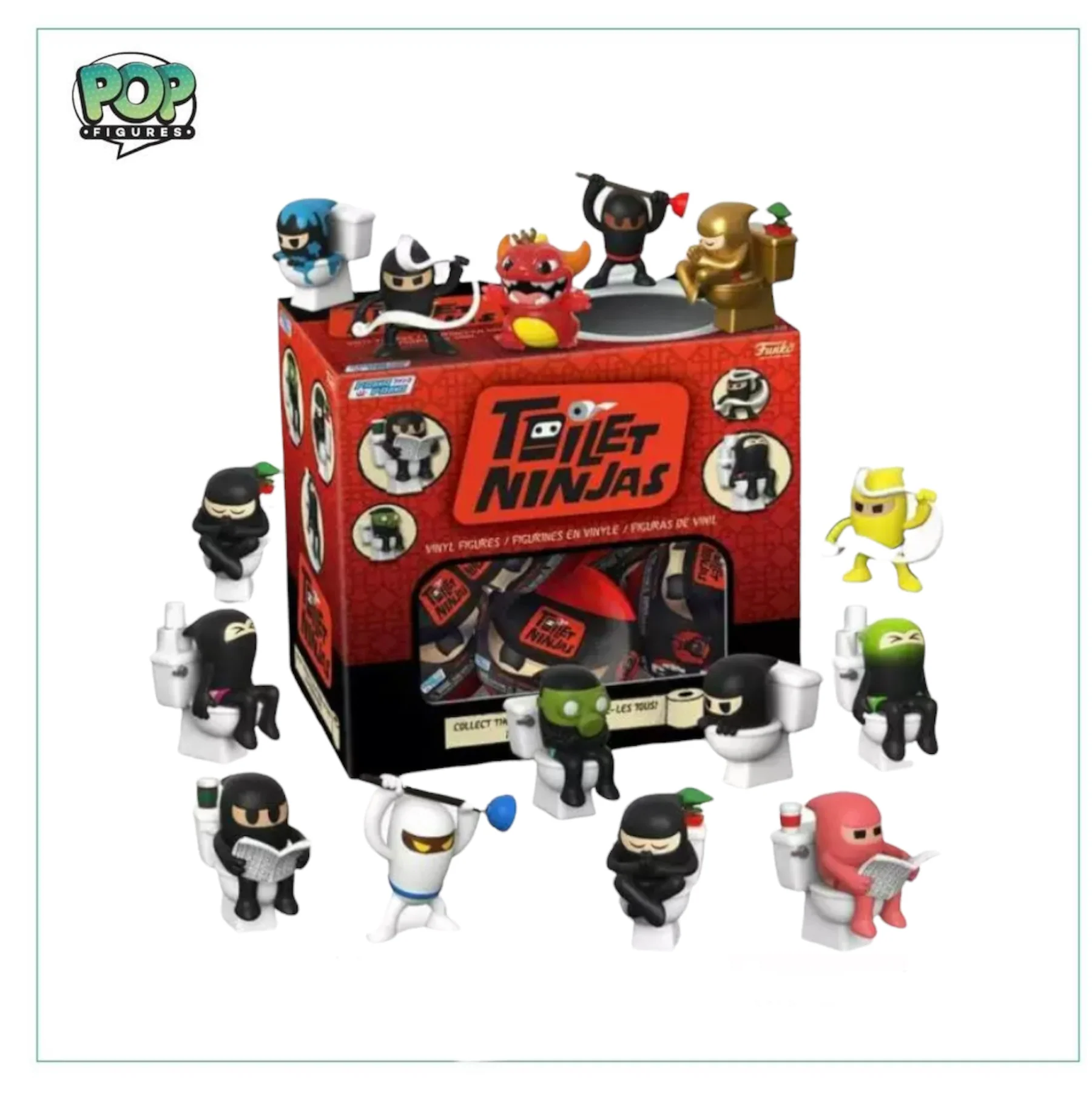 Toilet Ninjas Mystery Vinyl Figure! - Paka Paka - Blind Capsule - Image 2