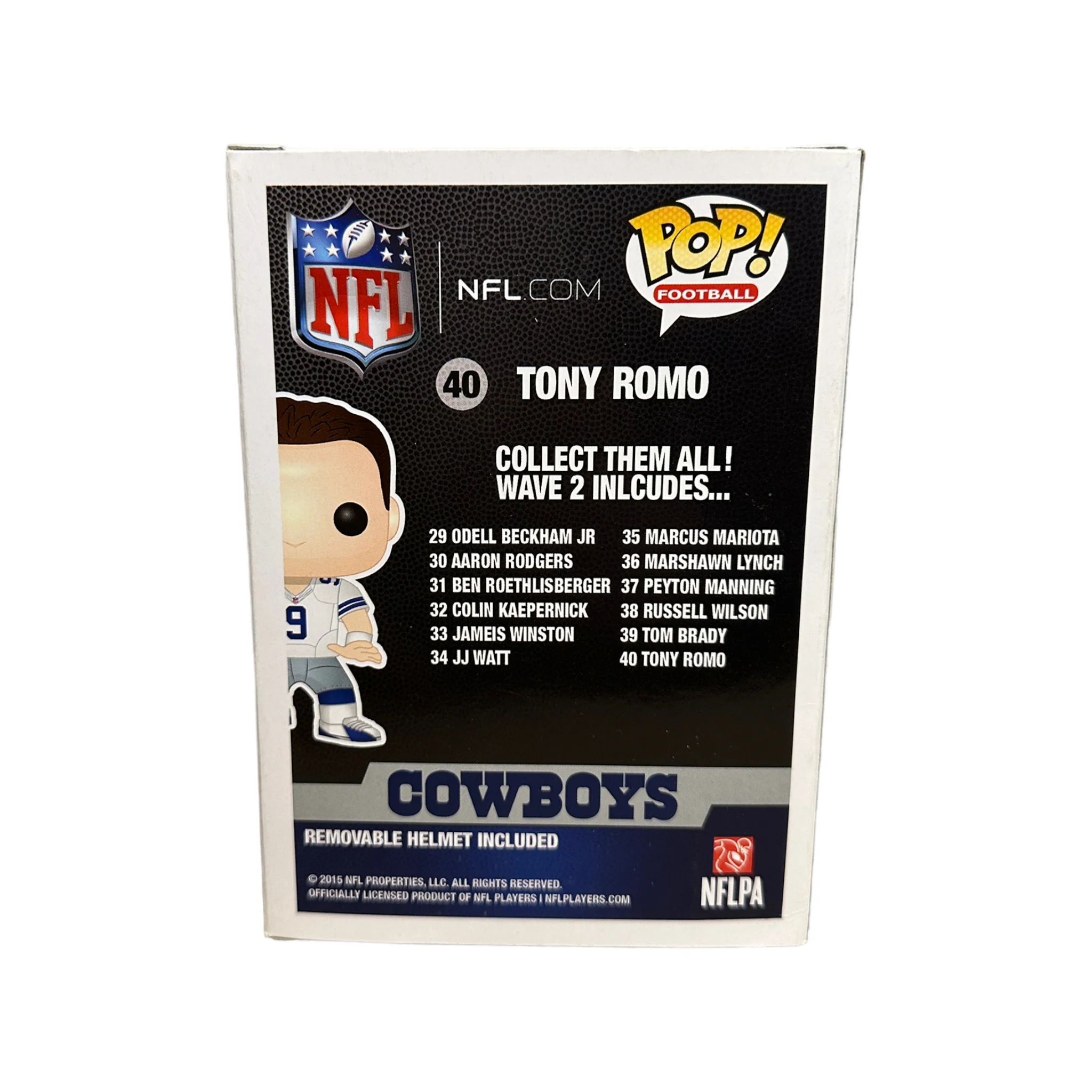 Tony Romo #40 Funko Pop! - Cowboys - 2016 Pop! - Condition 8.5/10 - Image 3