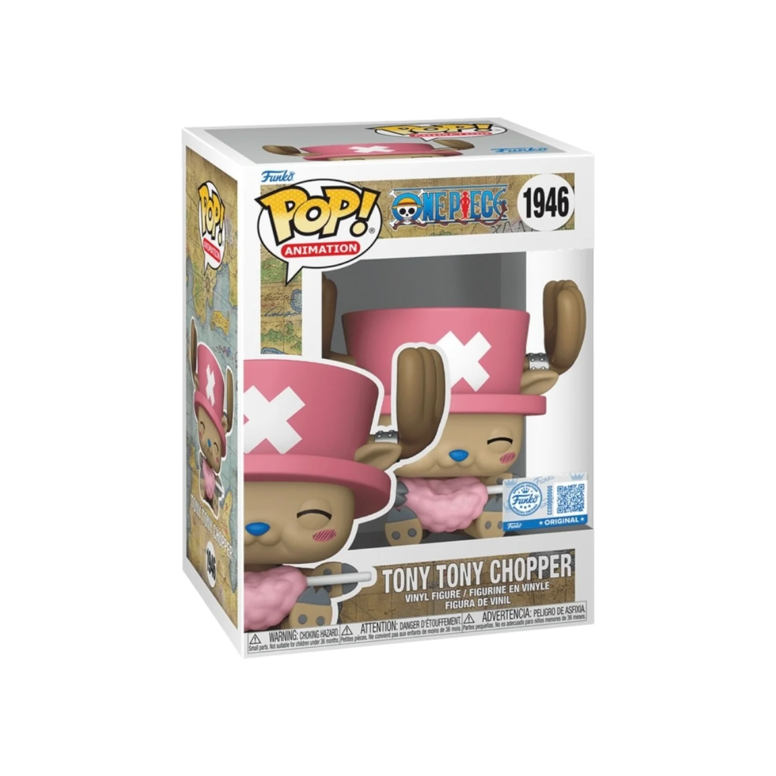 Tony Tony Chopper #1946 (w/ Cotton Candy) Funko Pop! - One Piece - Funko Exclusive