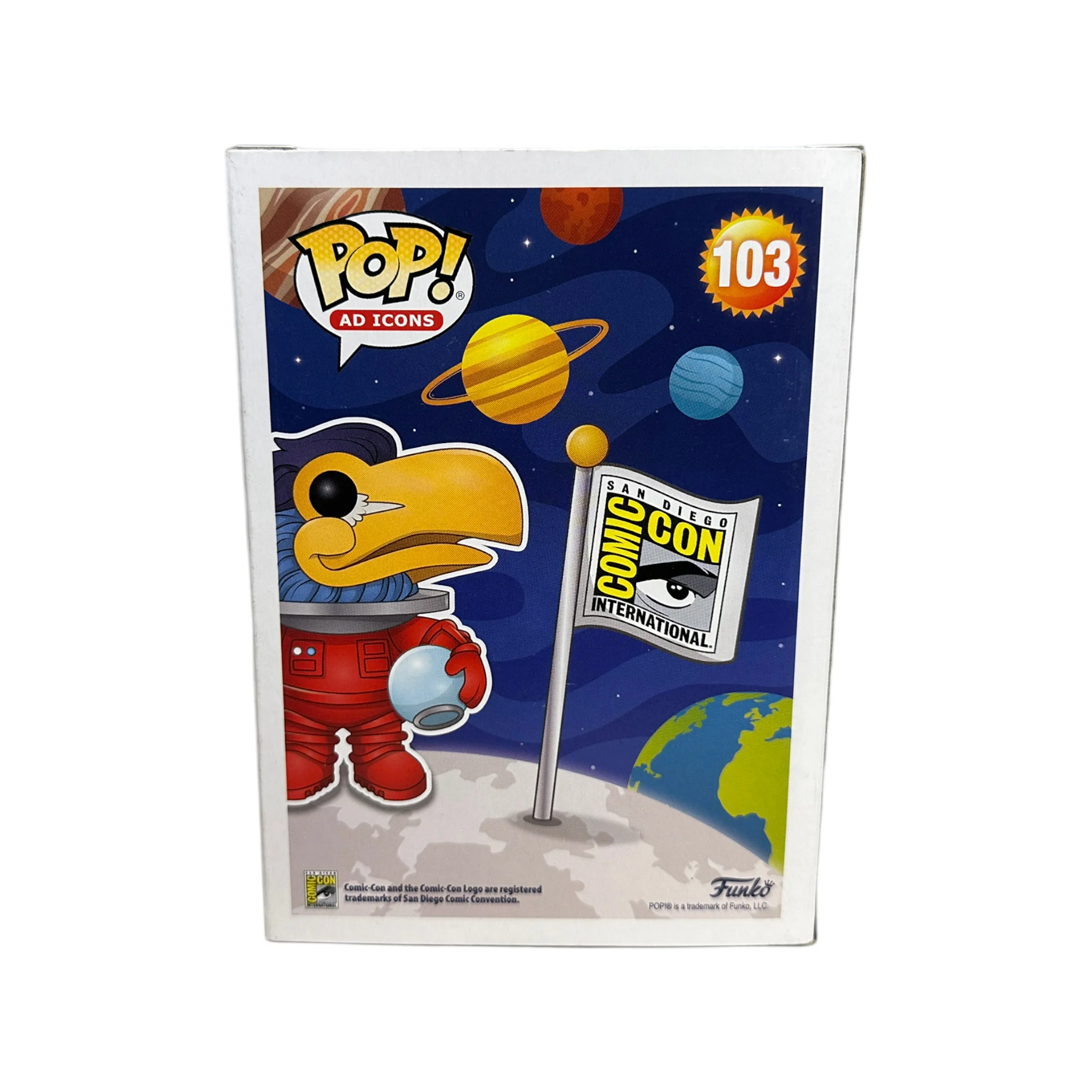 Toucan #103 (Astronaut Red) Funko Pop! - Ad Icons - SDCC 2020 Exclusive LE1000 Pcs - Condition 8/10 - Image 3