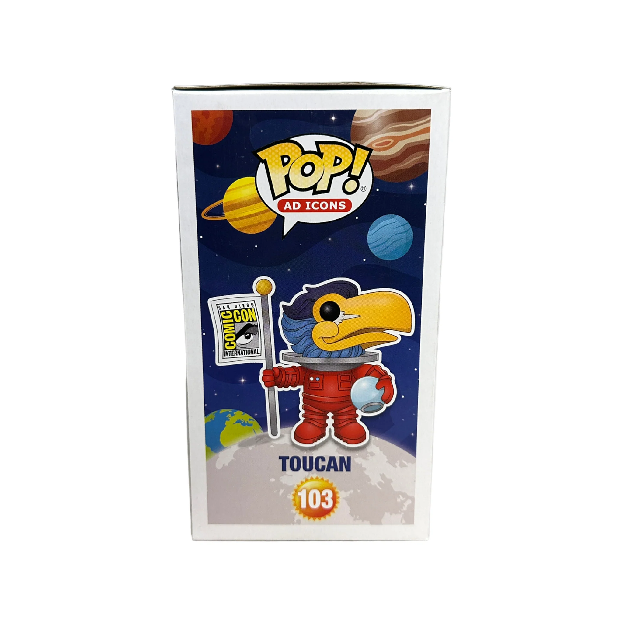 Toucan #103 (Astronaut Red) Funko Pop! - Ad Icons - SDCC 2020 Exclusive LE1000 Pcs - Condition 8/10 - Image 4