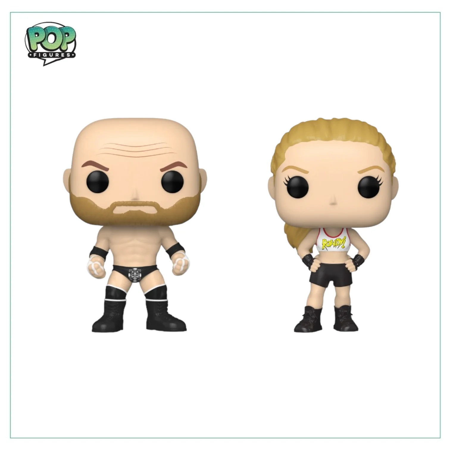 Triple H and Ronda Rousey 2 Pack Funko Pop! - WWE - Image 2