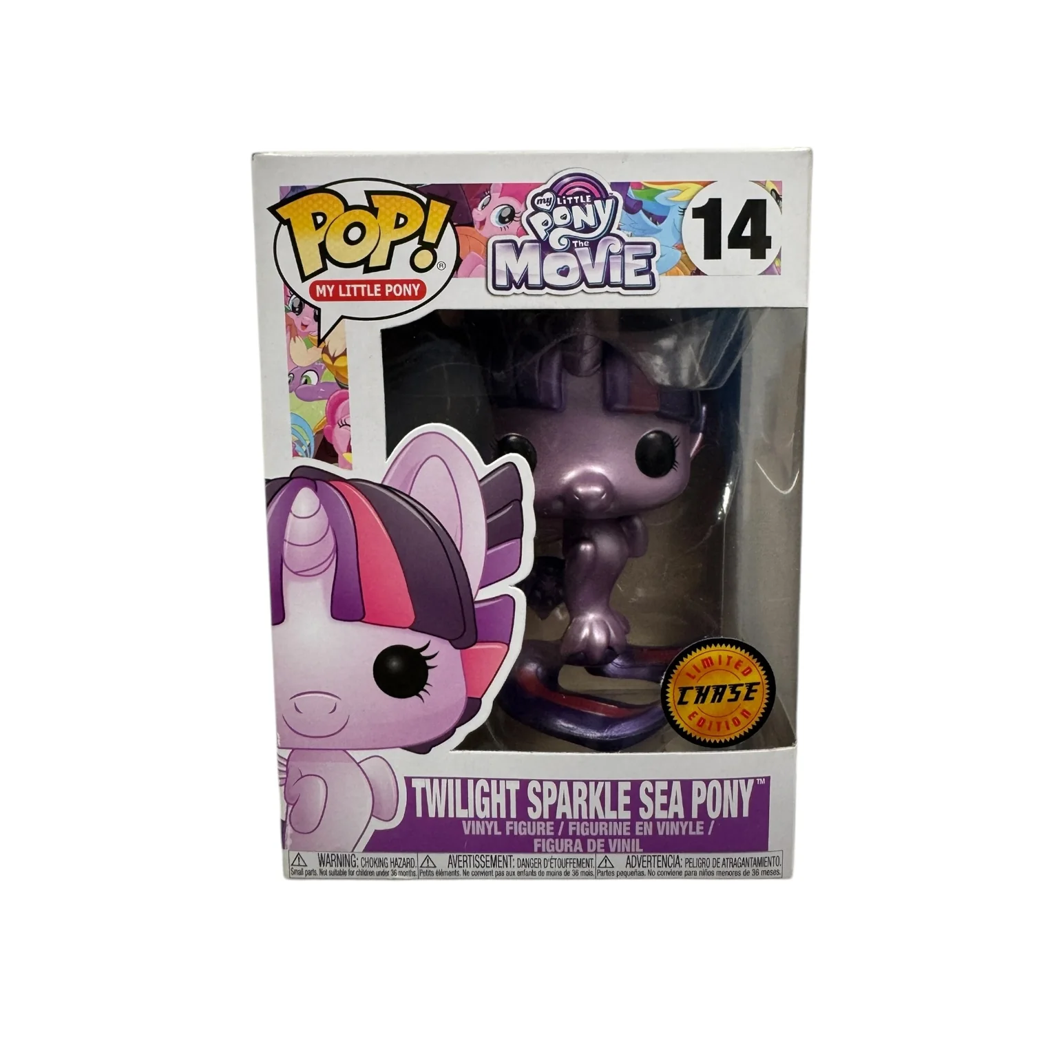 Twilight Sparkle Sea Pony (Metallic Chase) #14 Funko Pop! - My Little Pony the Movie - Condition 8/10