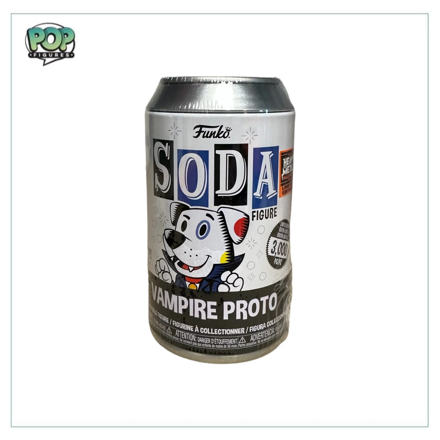 Vampire Proto (Retro Comic) Funko Soda Vinyl Figure! - Heavy Metal Halloween 2023 Exclusive LE3000 Pcs