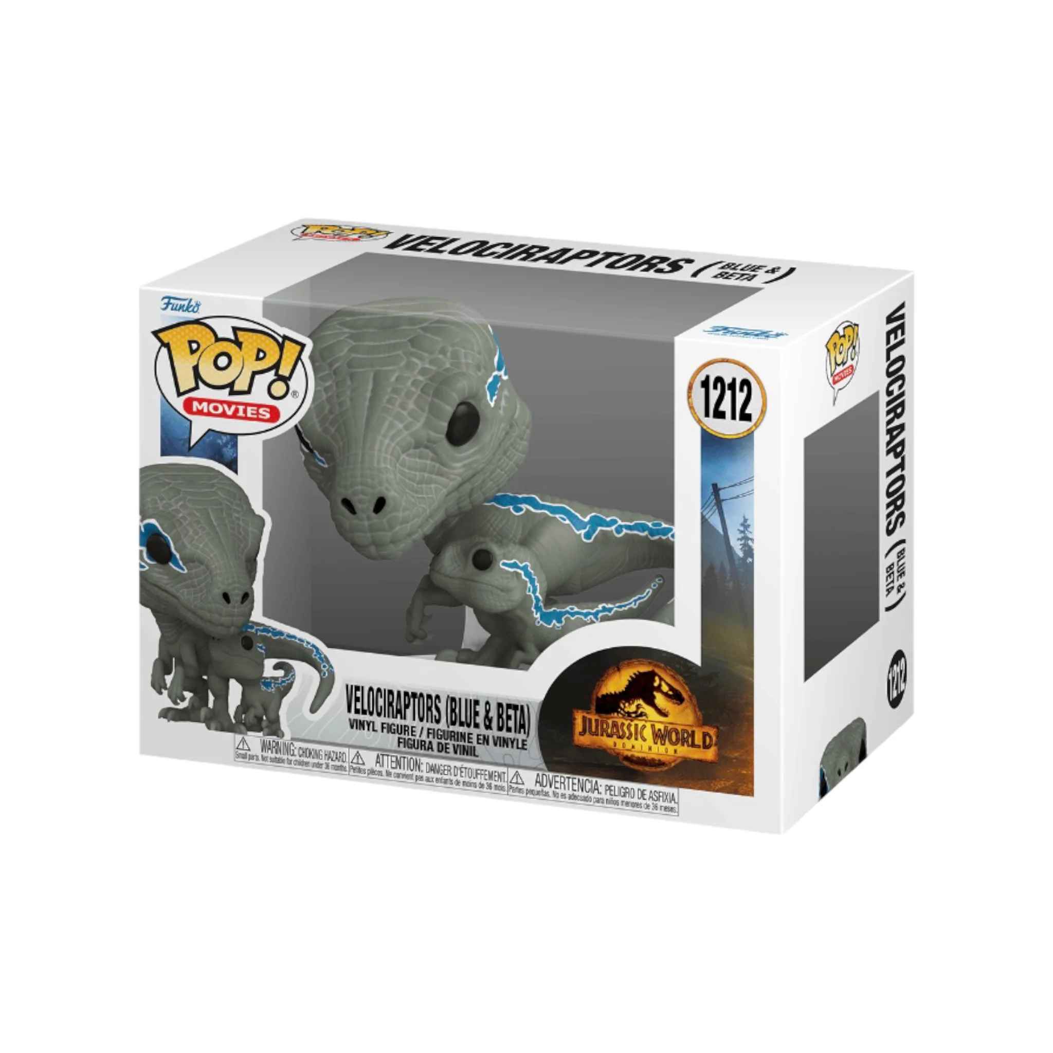 Velociraptors (Blue & Beta) #1212 Funko Pop! - Jurassic World: Dominion