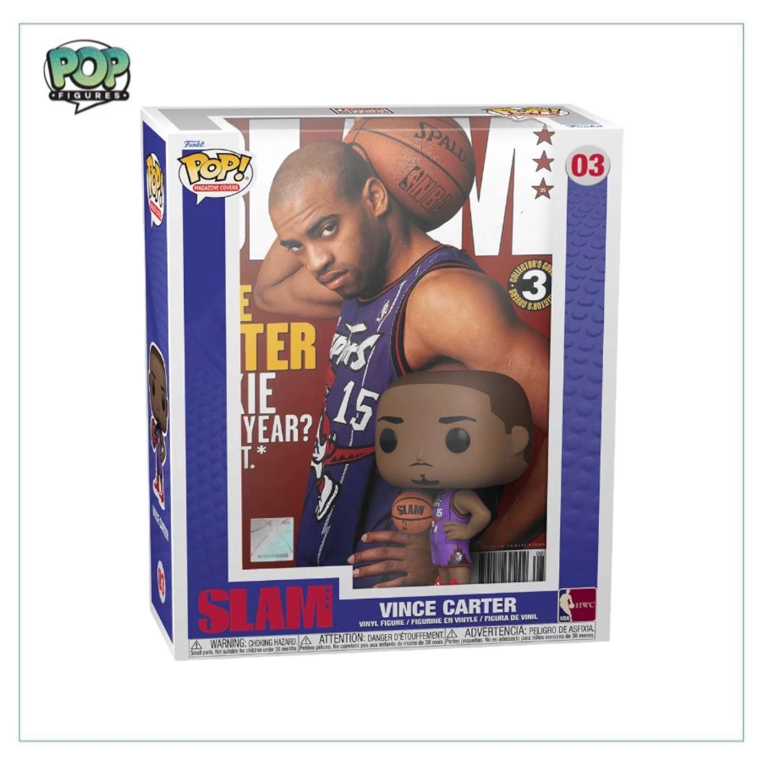 Vince Carter #03 Funko Pop Magazine Cover! - SLAM - NBA