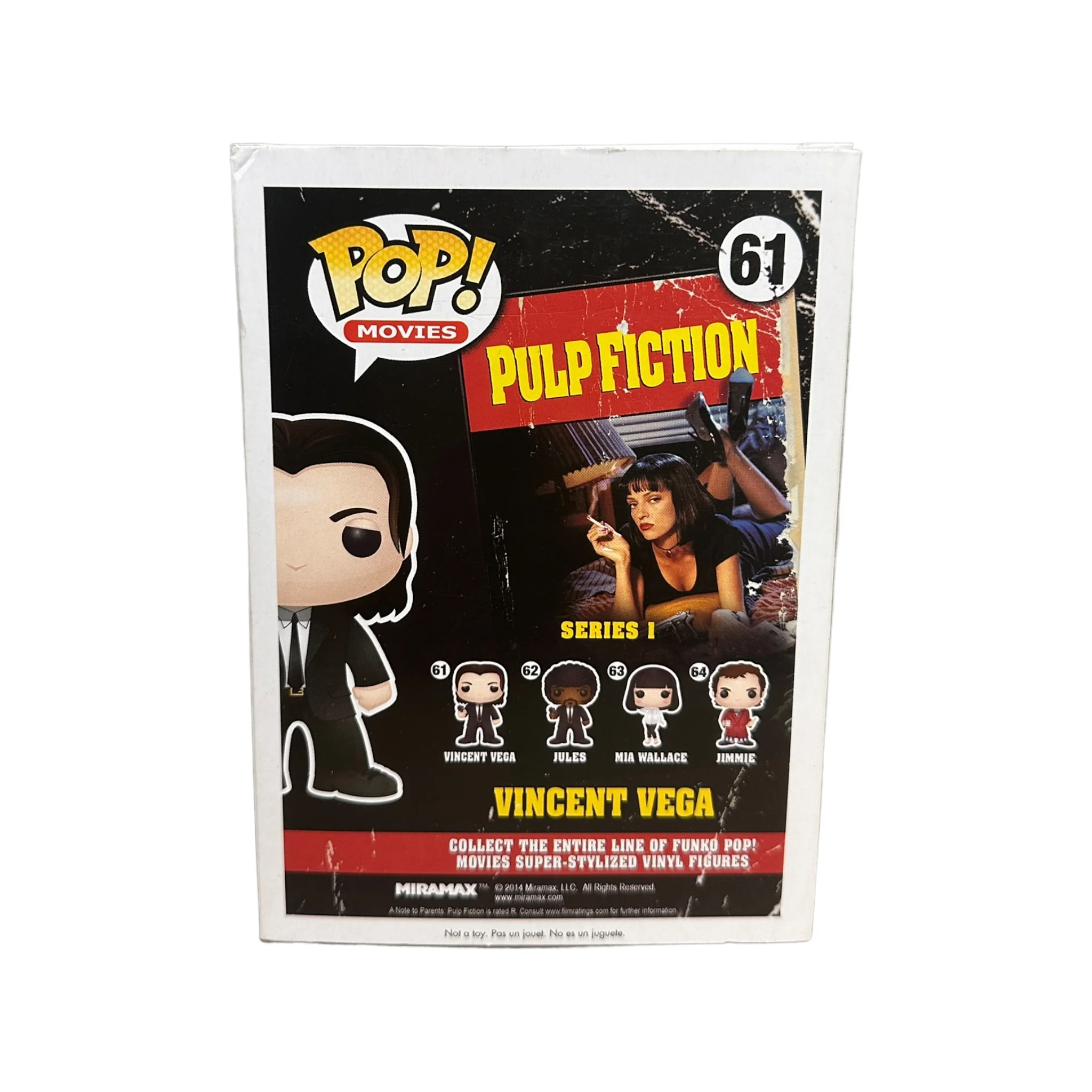 Vincent Vega #61 Funko Pop! - Pulp Fiction - 2014 Pop! - Condition 6/10 - Image 3