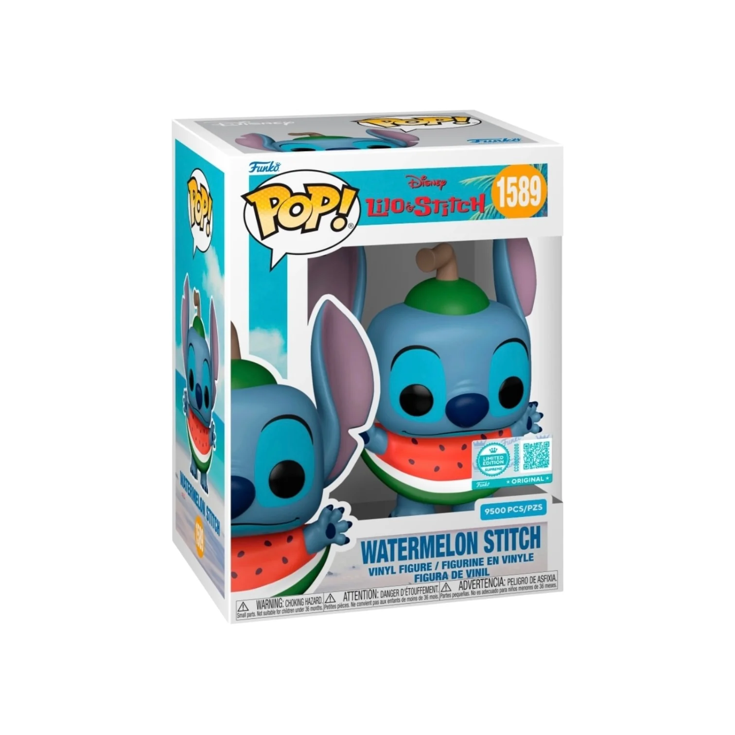 Watermelon Stitch #1589 Funko Pop! - Lilo & Stitch - Funko Limited Edition Supreme LE9500 Pcs