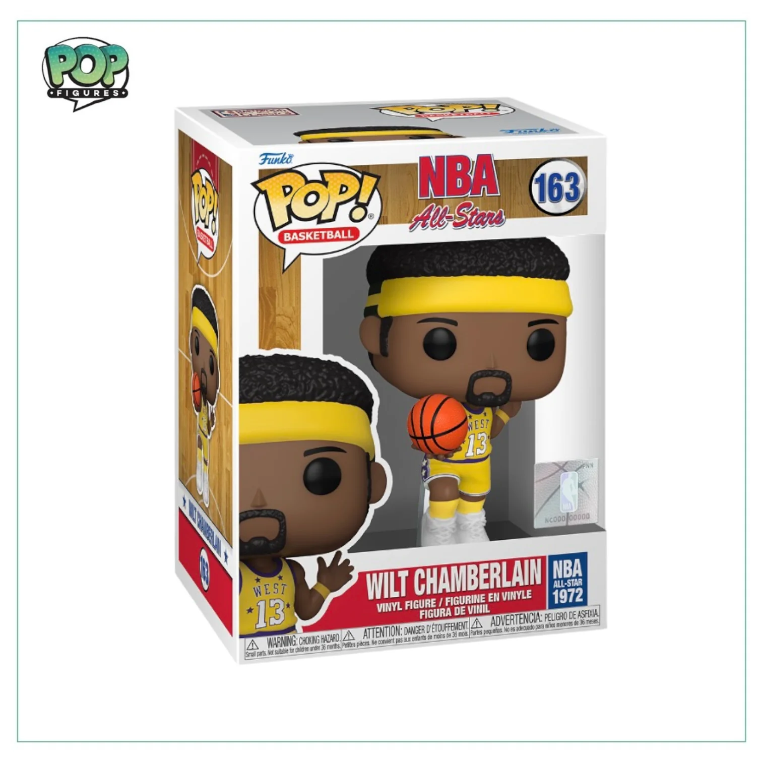 Wilt Chamberlain #163 Funko Pop! - NBA All-Stars