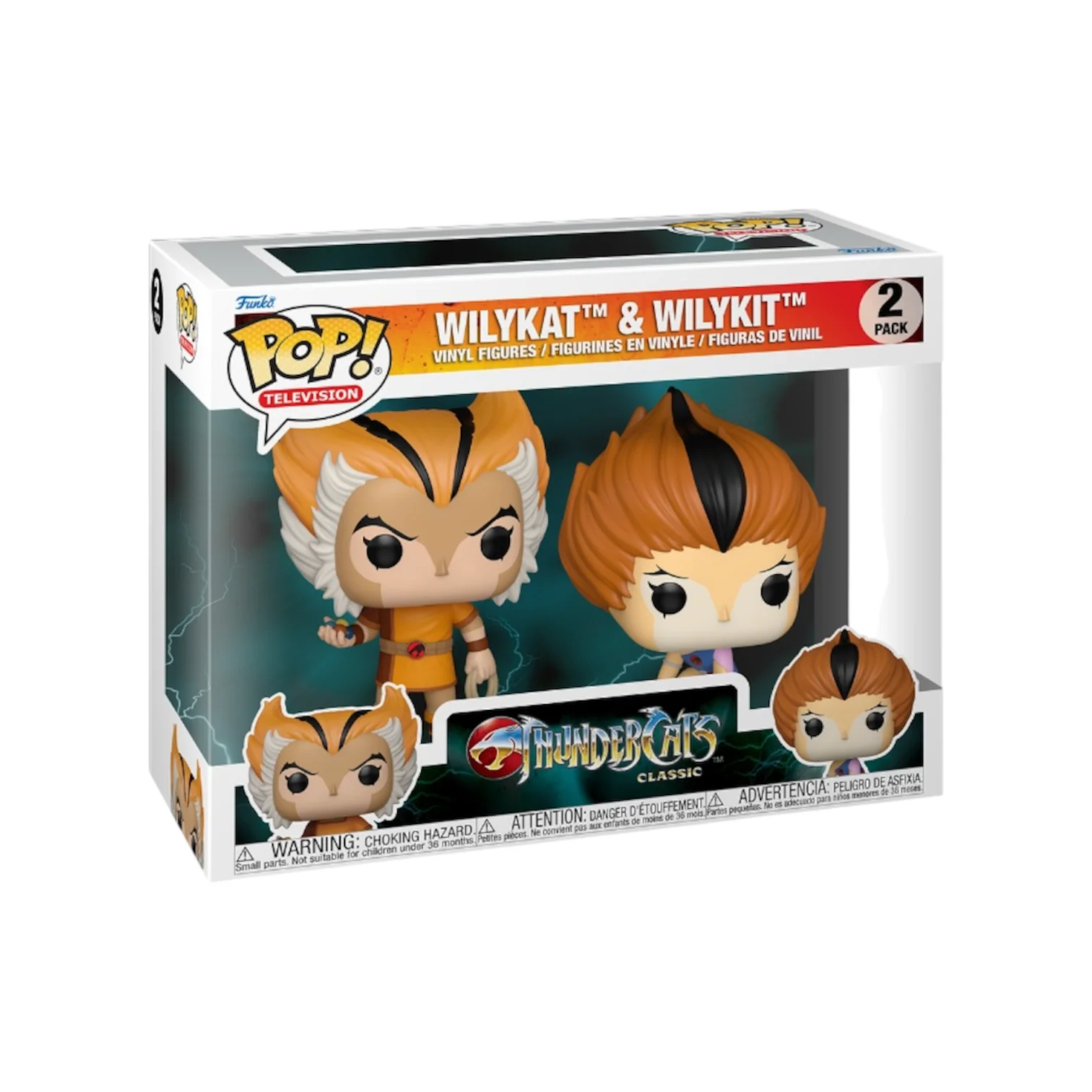Wilykat & Wilykit 2 Pack Funko Pop - Thundercats