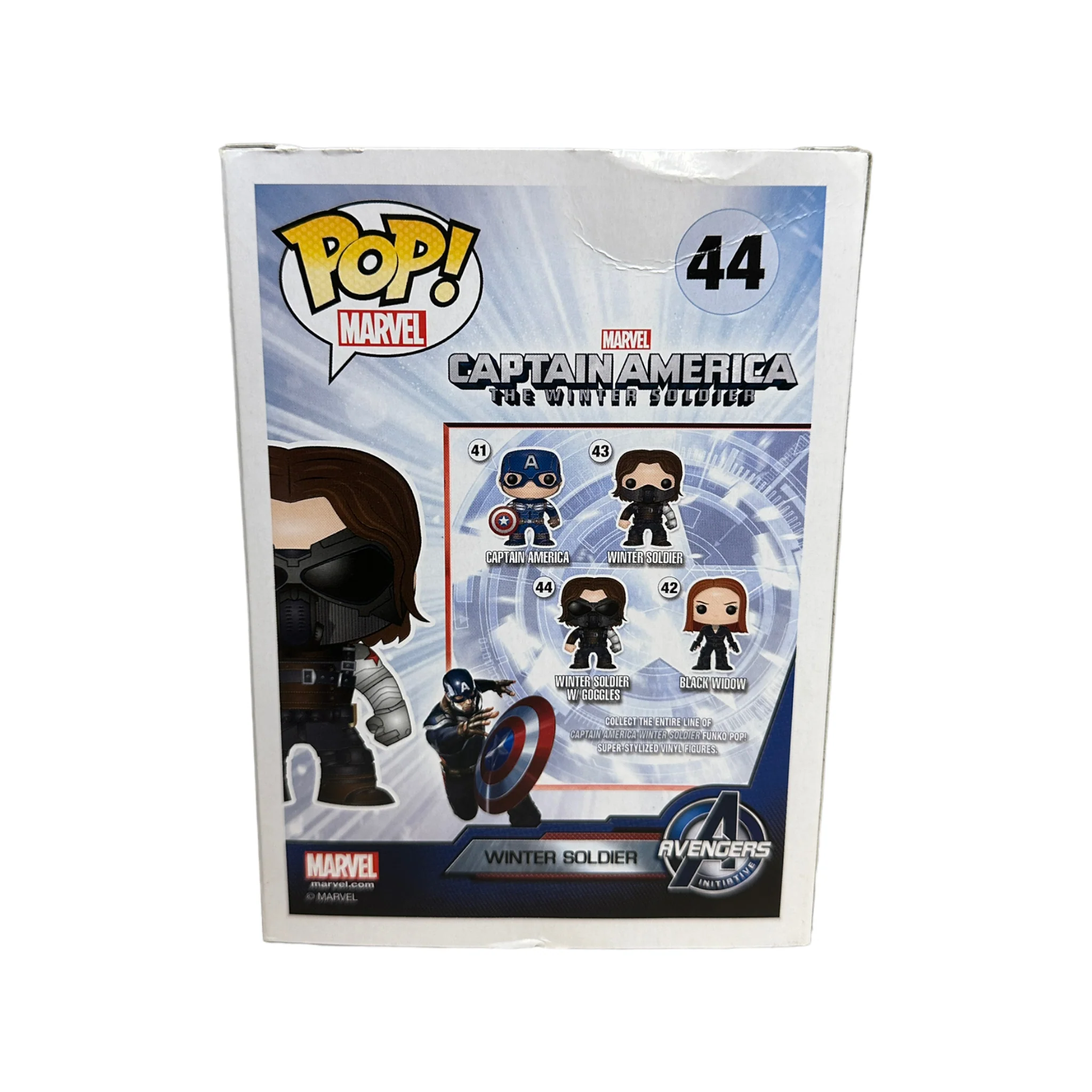 Winter Solider #44 (w/ Goggles) Funko Pop! - Captain America: The Winter Soldier - 2014 Pop! - Condition 6/10 - Image 3