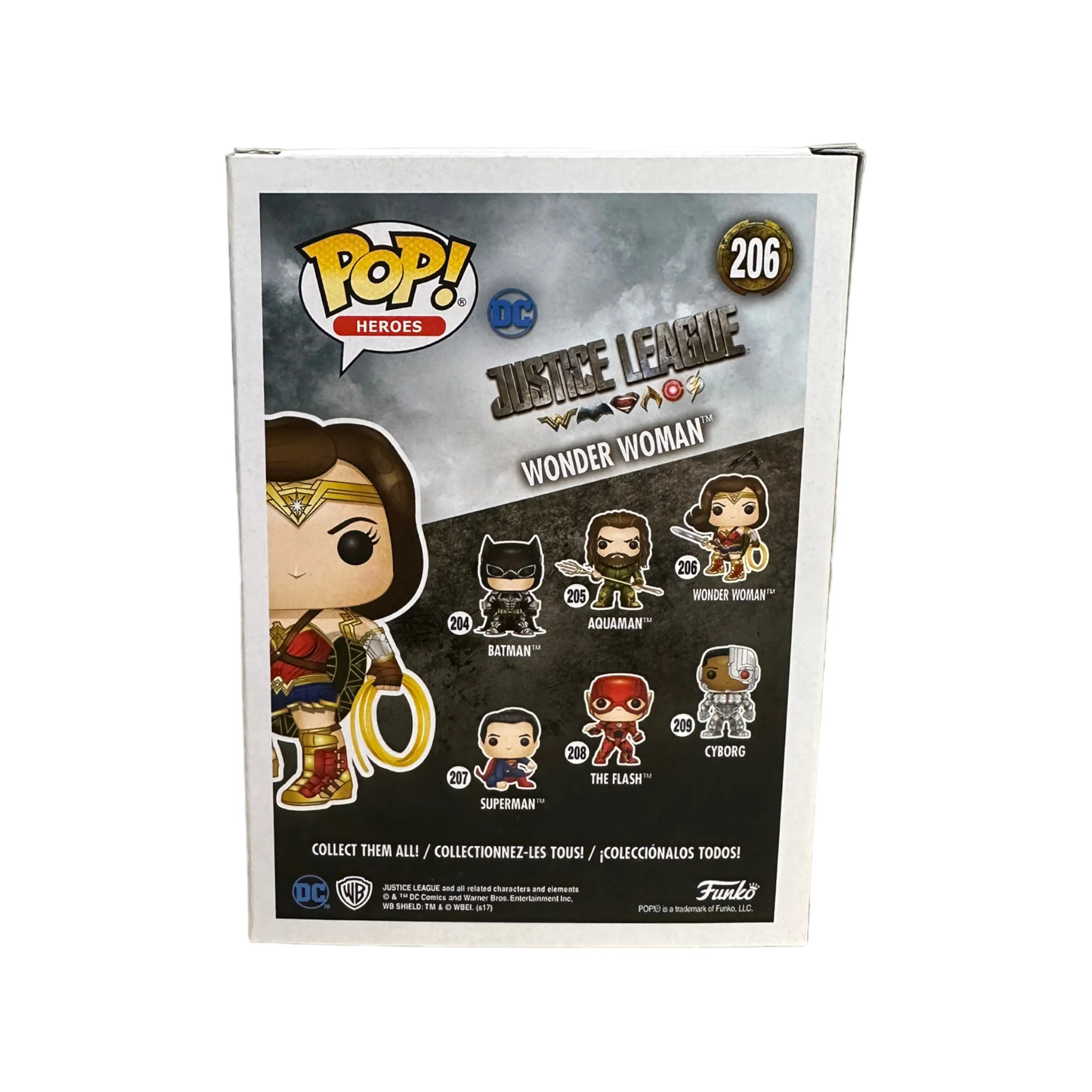 Wonder Woman #206 (Gold) Funko Pop! - Justice League - Hot Topic Employees Exclusive LE180 Pcs - Condition 8/10 - Image 3