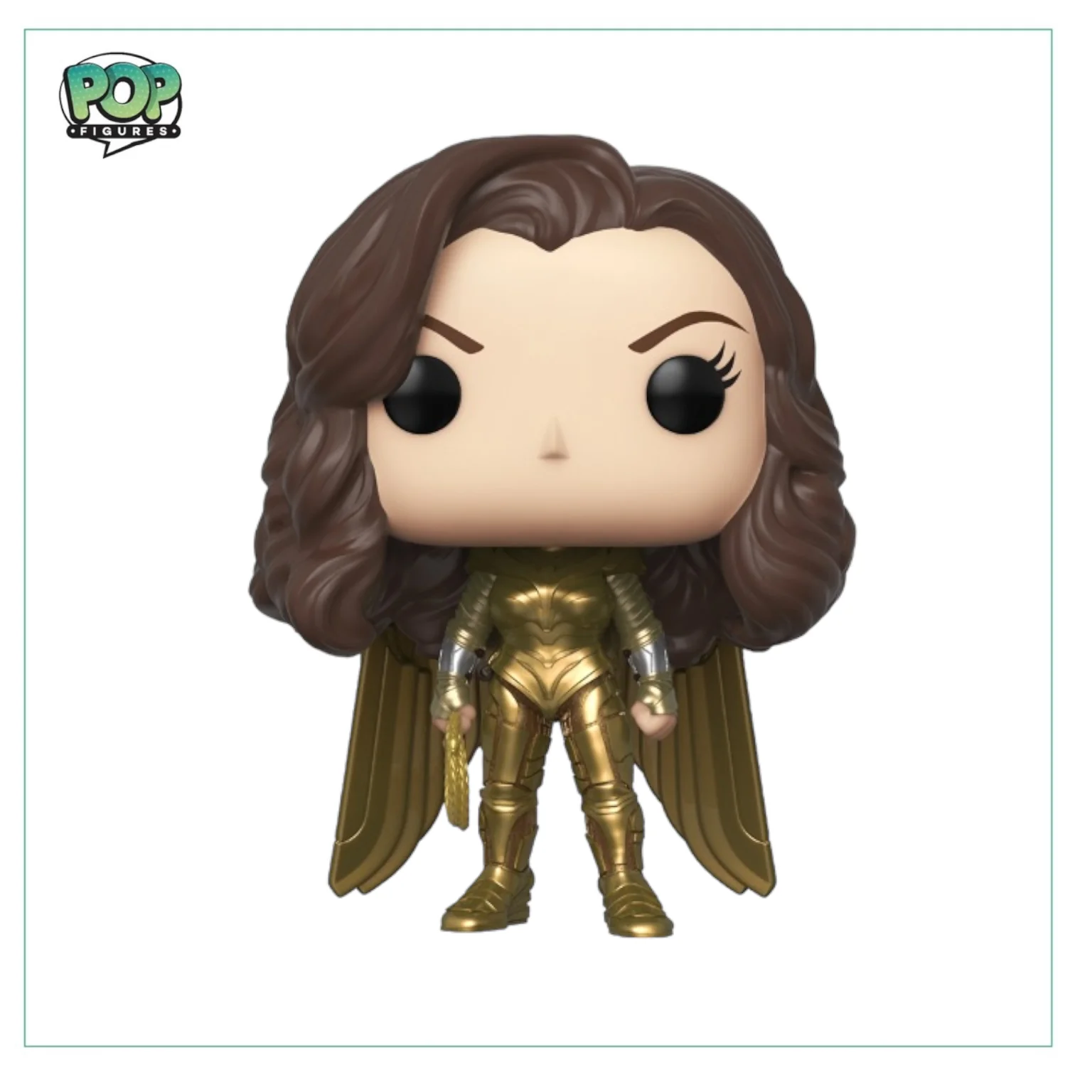 Wonder Woman Golden Armor #331 Funko Pop! - Wonder Woman - Box Lunch Exclusive - Image 2