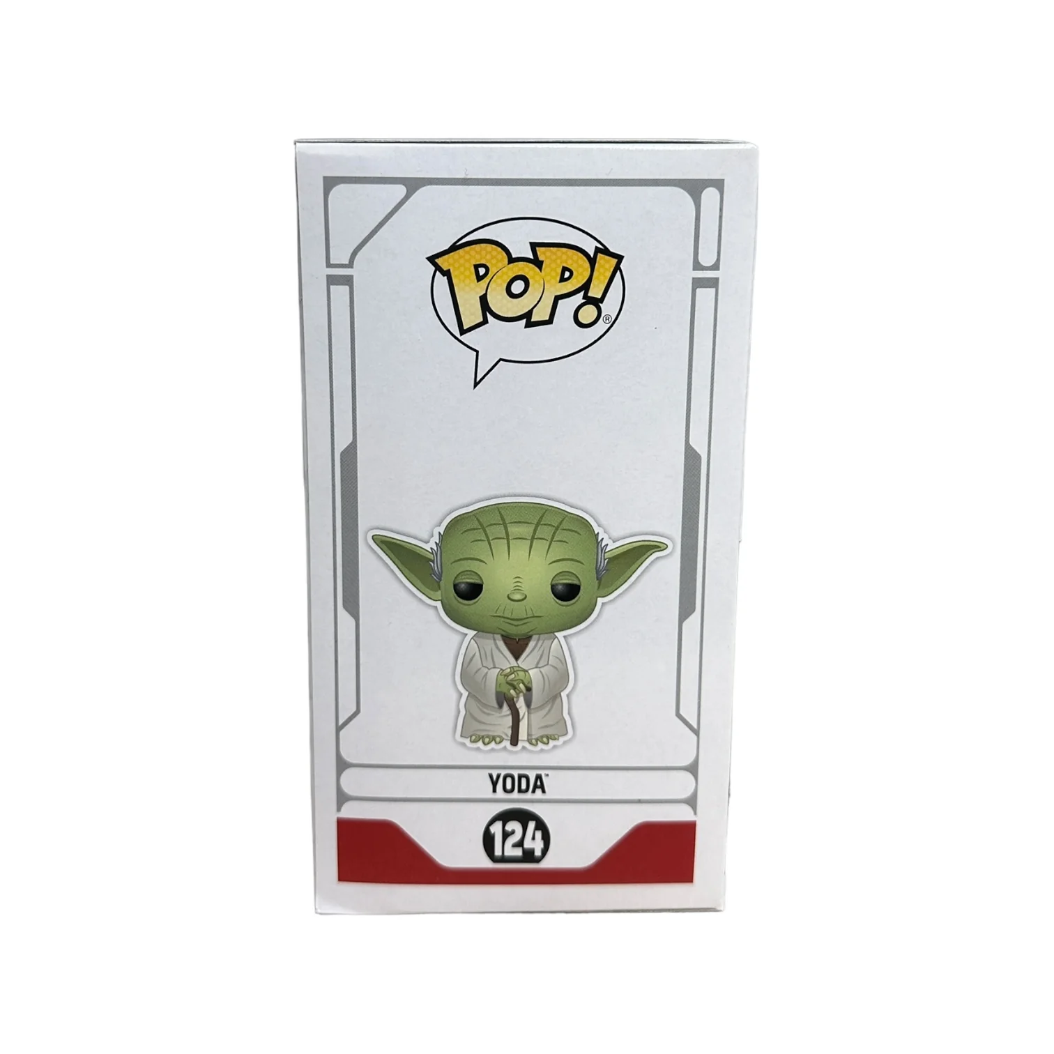 Yoda #124 (Blue Chrome) Funko Pop! - Star Wars - Star Wars Celebration Chicago 2019 Exclusive LE2500 Pcs - Condition 8.75/10 - Image 4