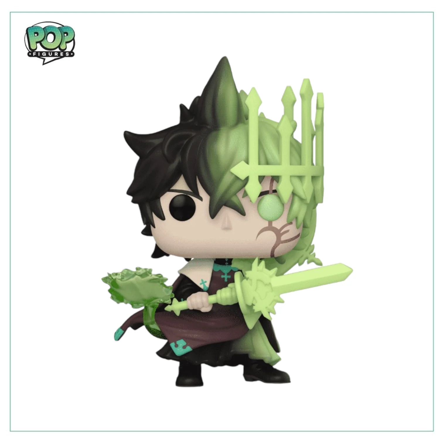 Yuno (Spirit of Zephyr) #1422 Funko Pop! - Black Clover - Image 2