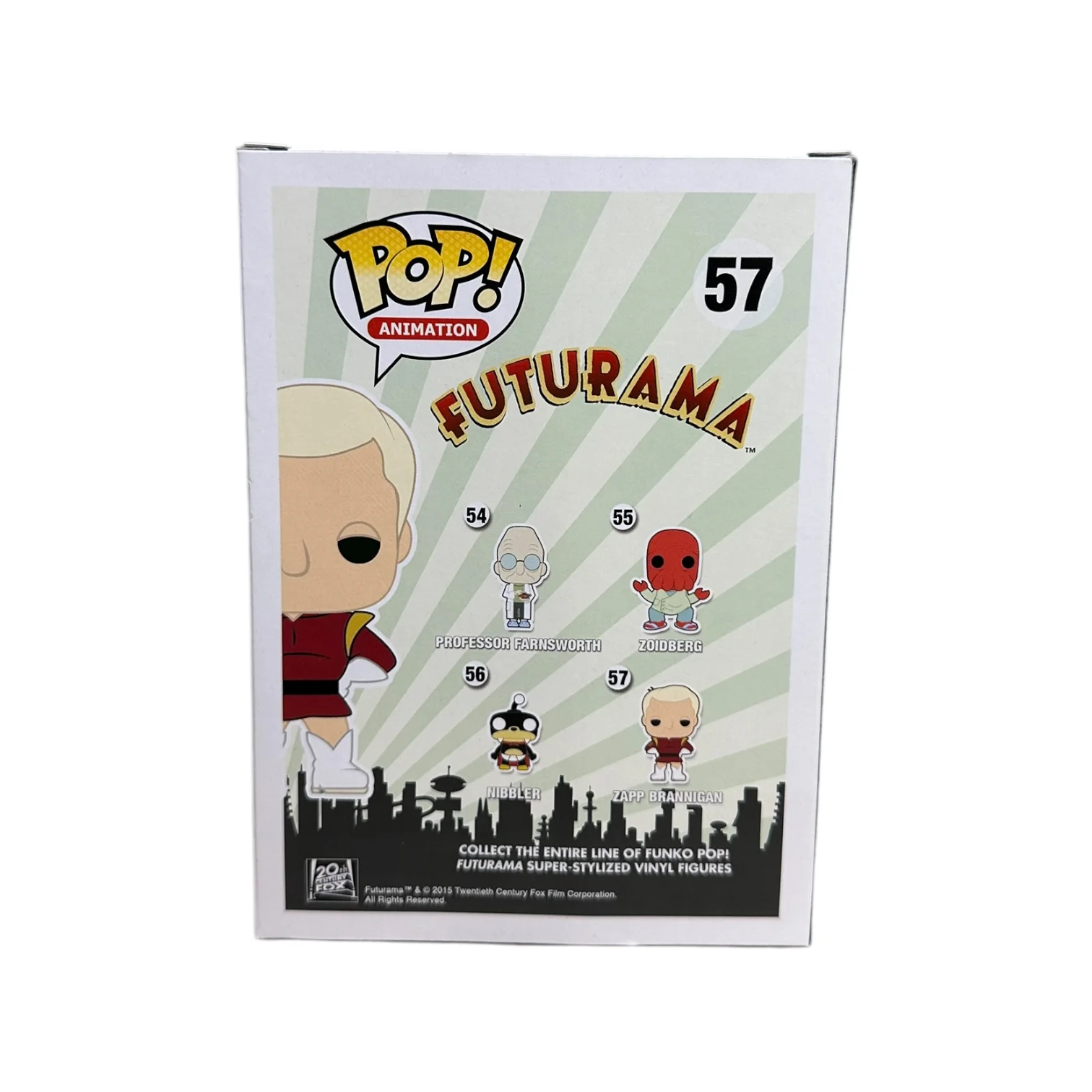 Zapp Brannigan #57 Funko Pop! - Futurama - 2016 Pop! - Condition 7/10 - Image 3
