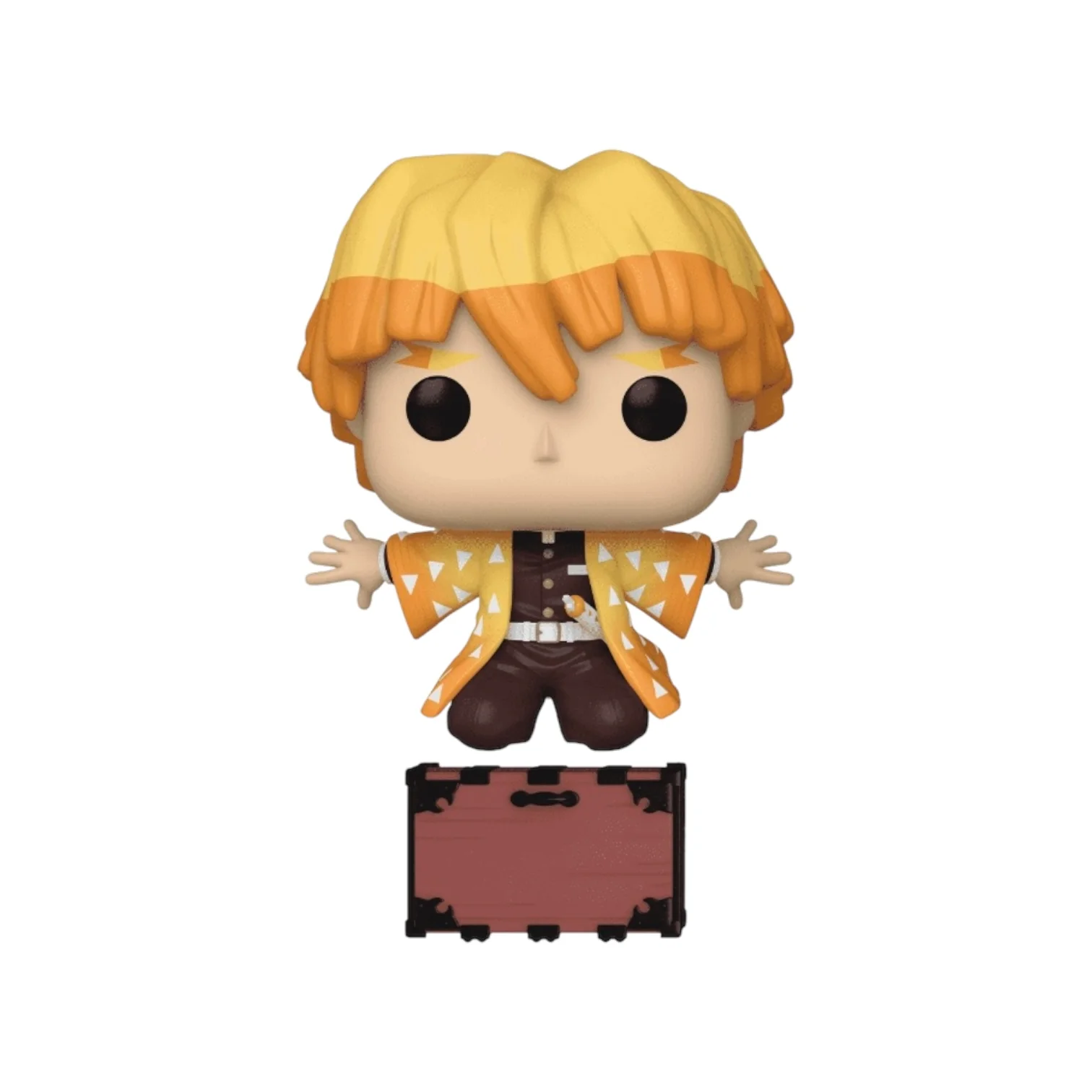 Zenitsu Agatsuma #1488 (Protecting Nezuko's Box) Funko Pop! - Demon Slayer - Entertainment Earth Exclusive - Image 2
