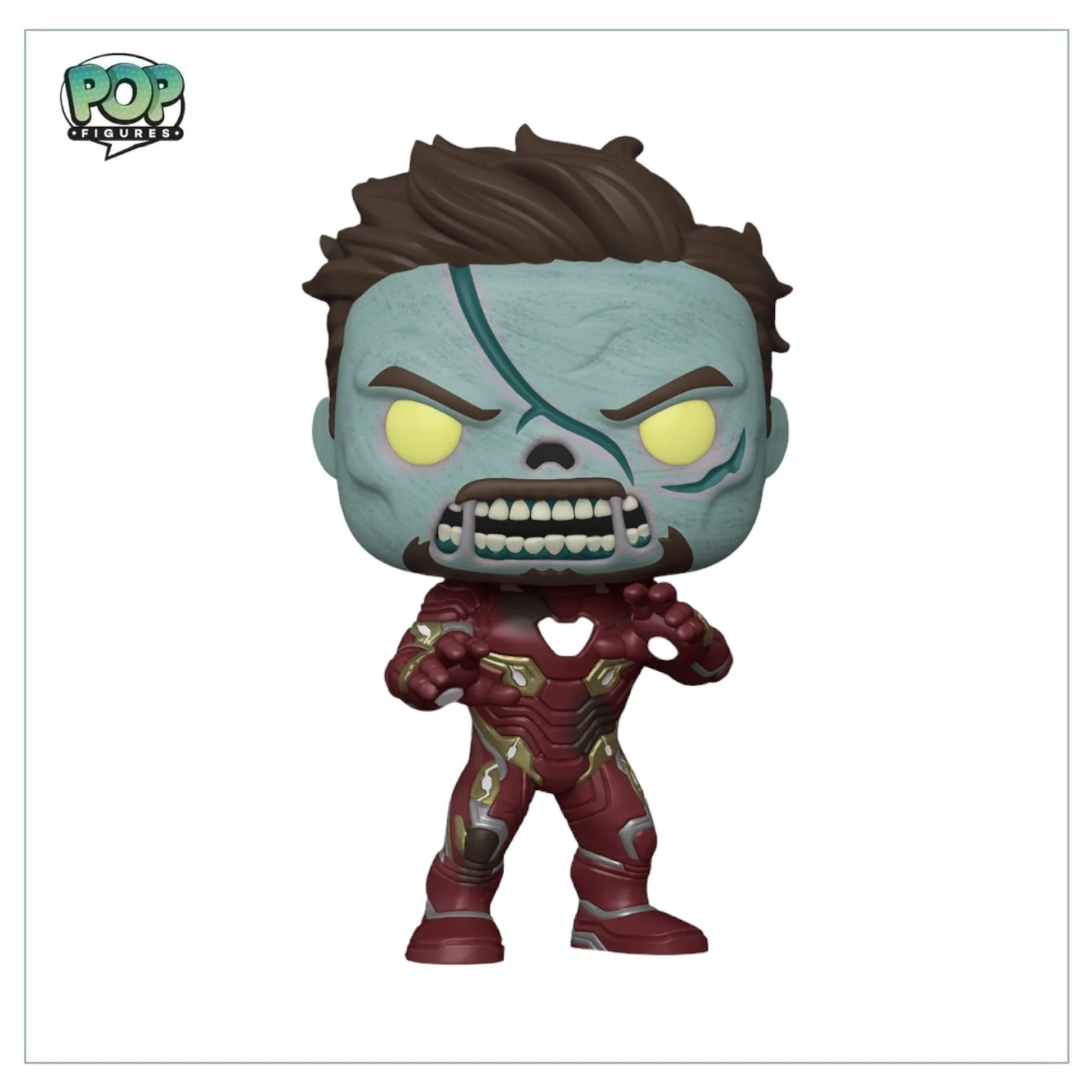 Zombie Iron Man #948 Deluxe 10” Funko Pop! Marvel What If…?  Walmart Exclusive - Image 2
