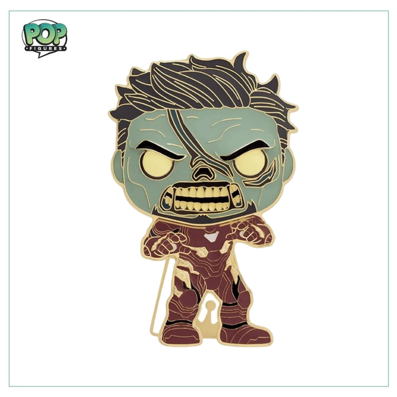 Zombie Iron Man #20 Funko Pop Pin! - Marvel: What If - Image 2