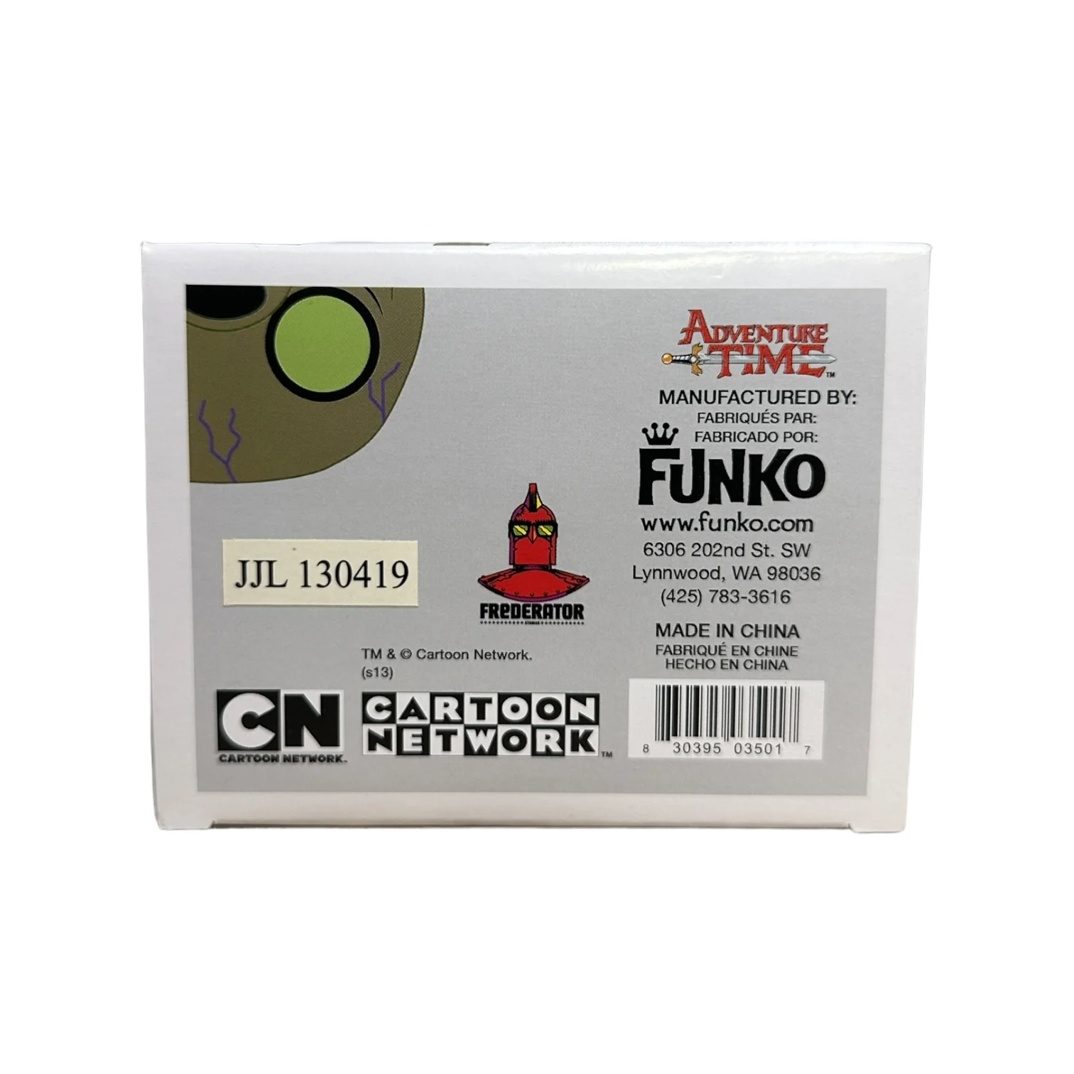 Zombie Jake #44 Funko Pop! - Adventure Time - SDCC 2013 Exclusive LE1008 Pcs - Condition 8.5/10 - Image 5