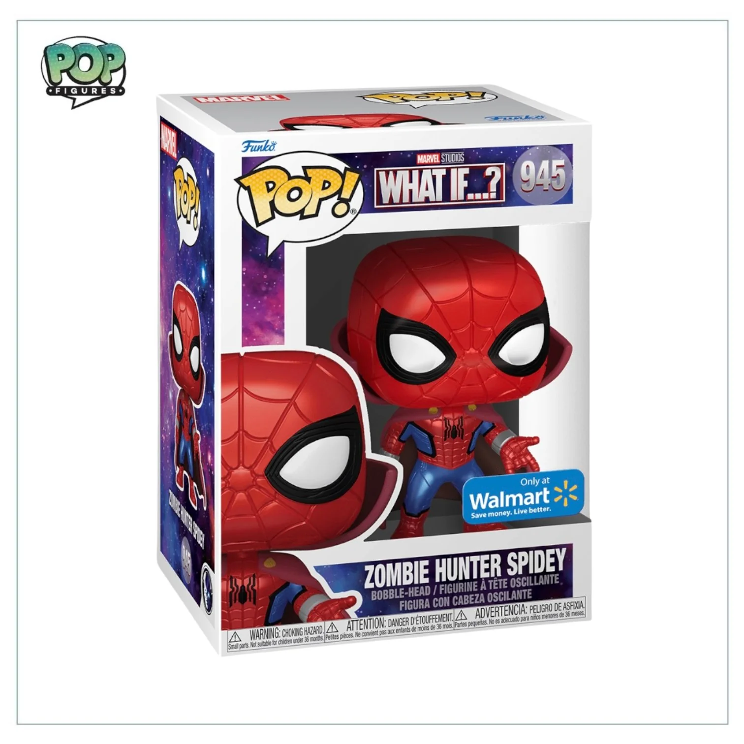 Zombie Hunter Spidey #945 Funko Pop! - Marvel What If…? - Walmart Exclusive